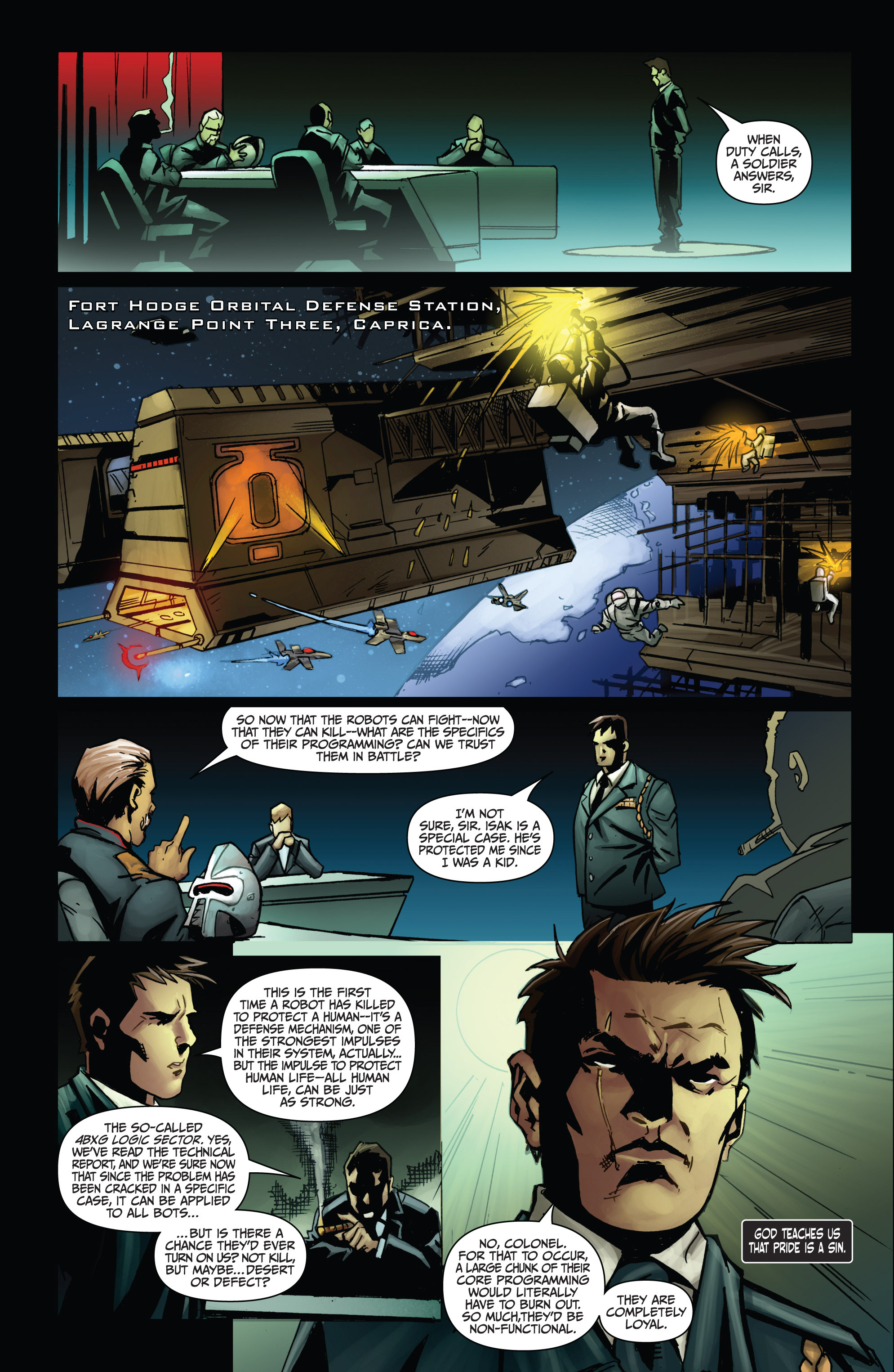 Read online Battlestar Galactica: Cylon War comic -  Issue #2 - 15