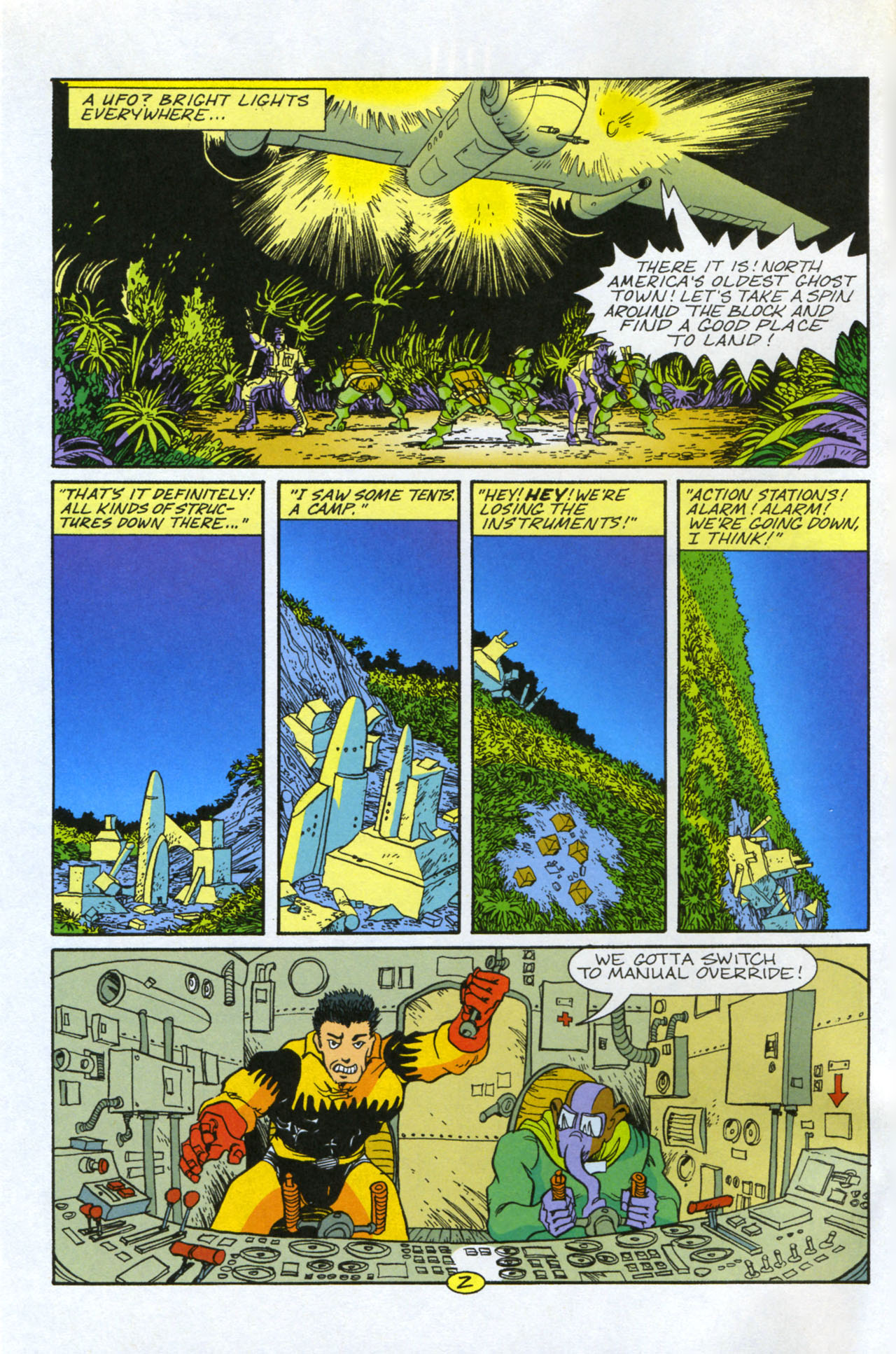 Read online Teenage Mutant Ninja Turtles/Flaming Carrot Crossover comic -  Issue #2 - 4