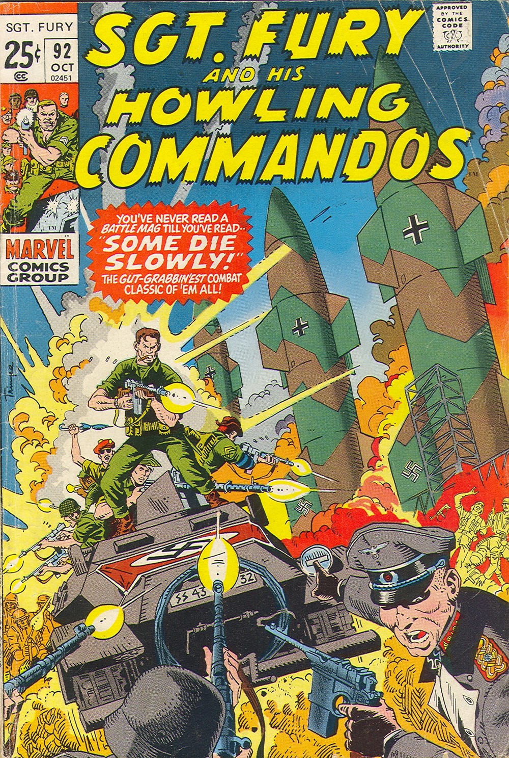 Read online Sgt. Fury comic -  Issue #92 - 1