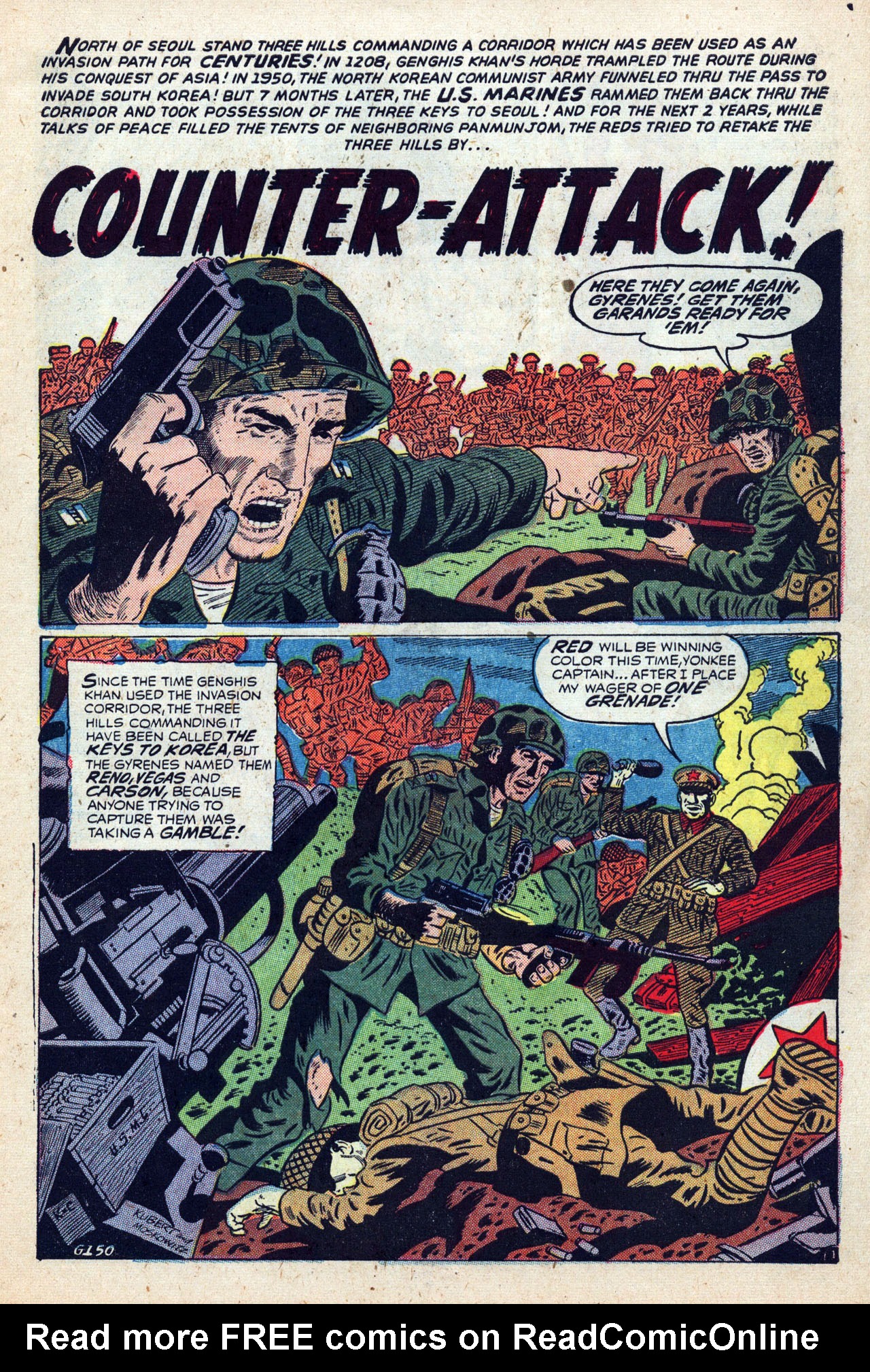Read online Marines in Battle comic -  Issue #7 - 27