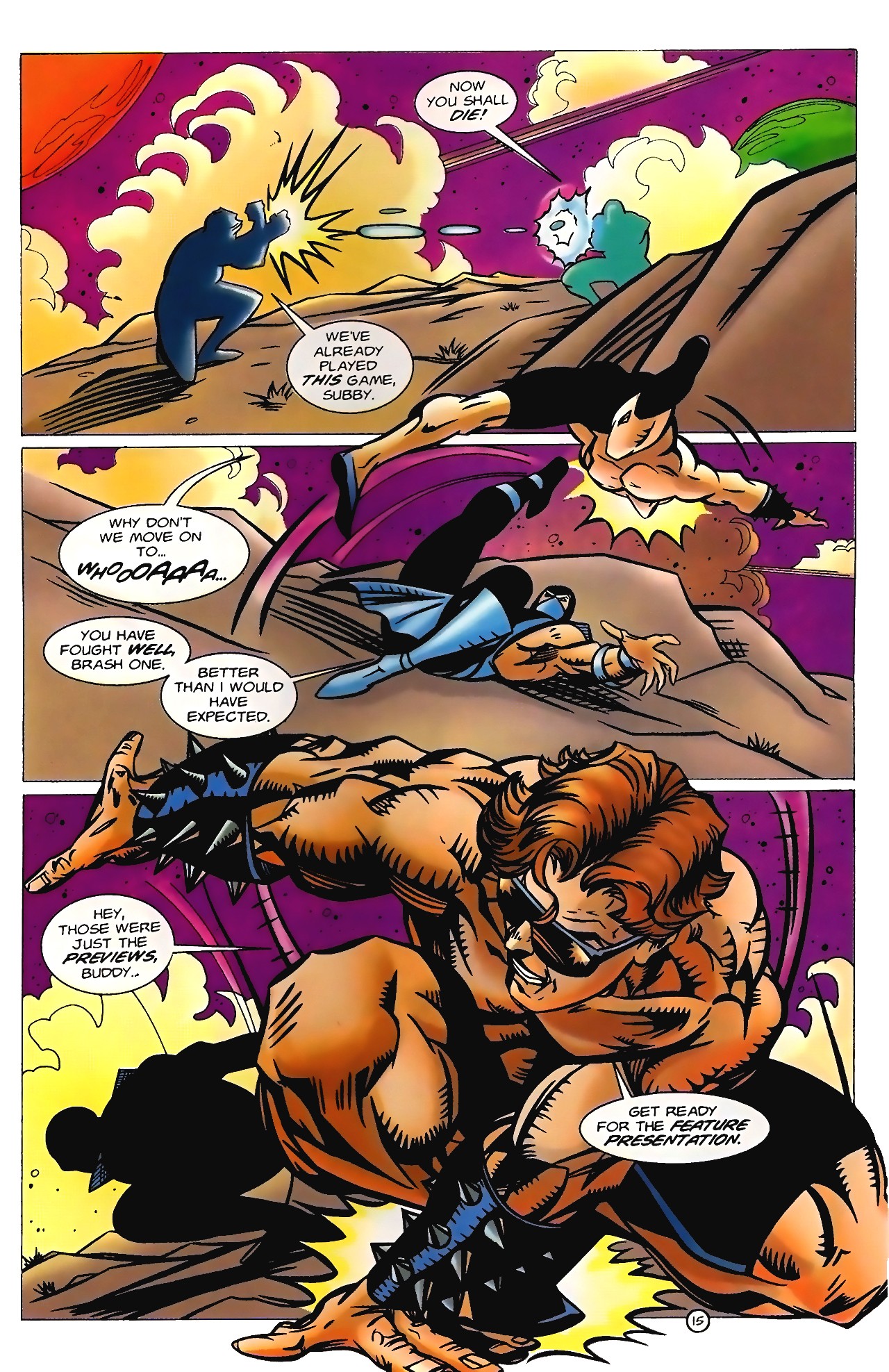 Read online Mortal Kombat (1994) comic -  Issue #6 - 16