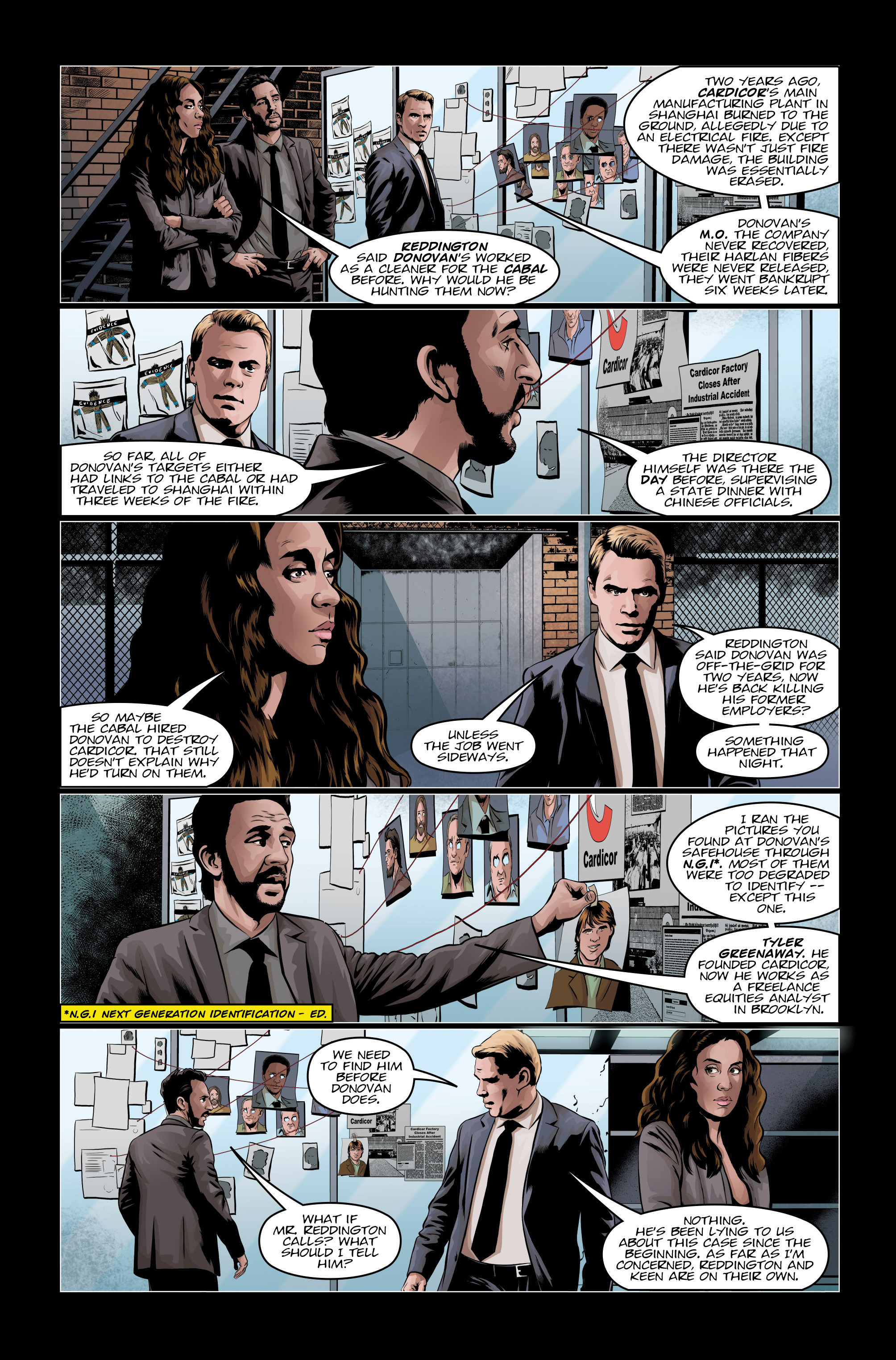 Read online The Blacklist comic -  Issue #8 - 8
