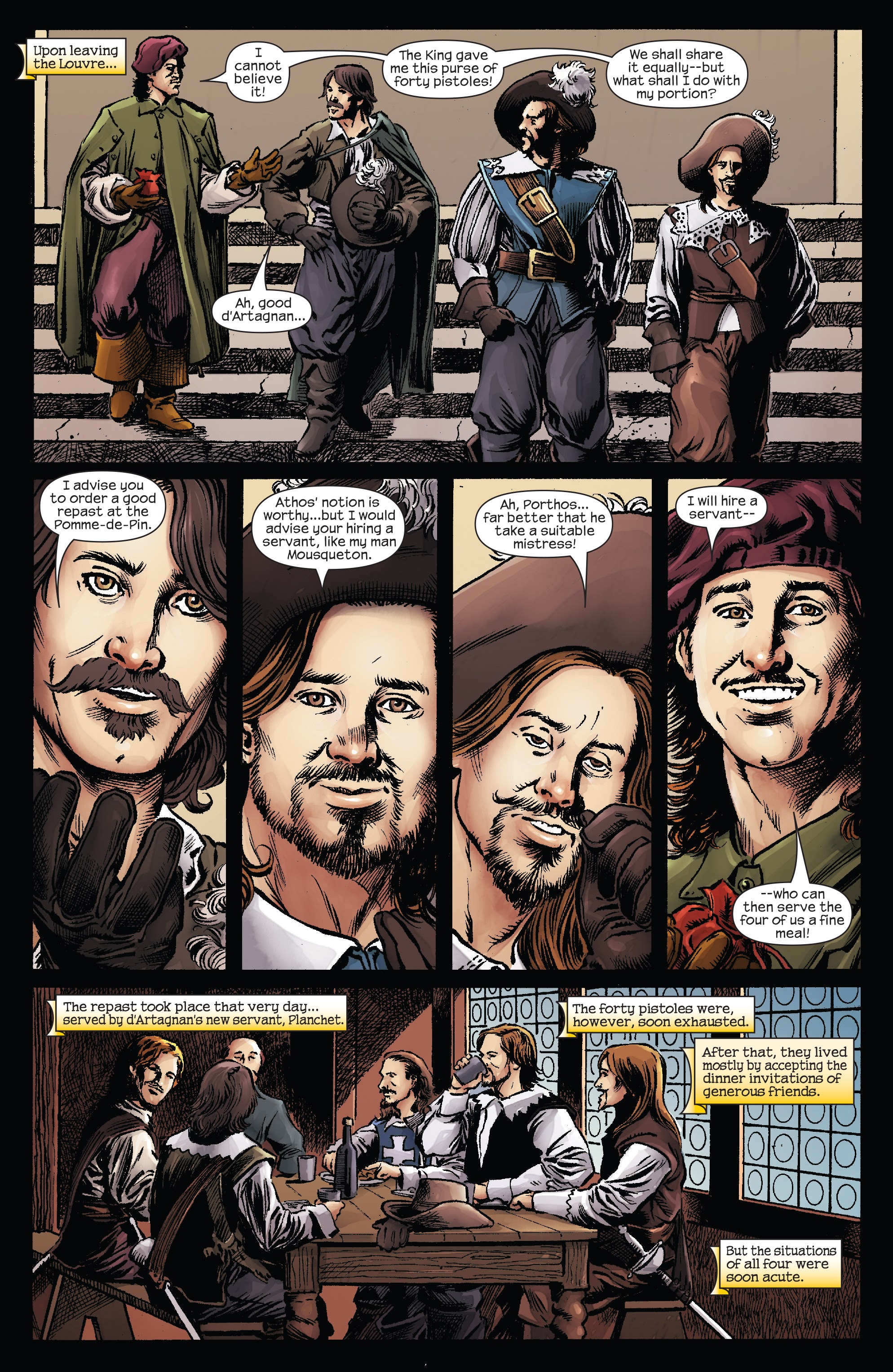 Read online Marvel Illustrated: The Three Musketeers comic -  Issue #2 - 4