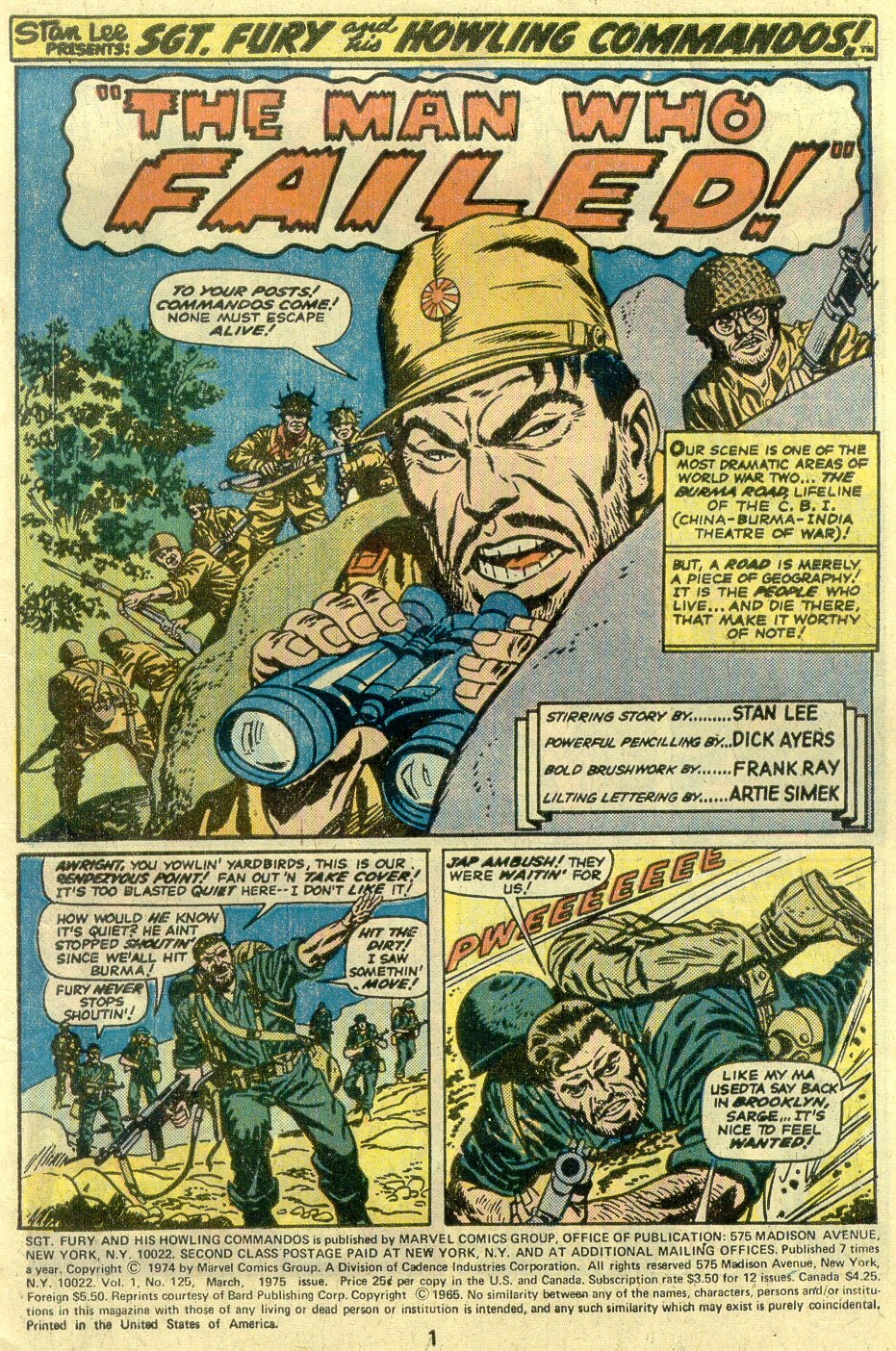 Read online Sgt. Fury comic -  Issue #125 - 3