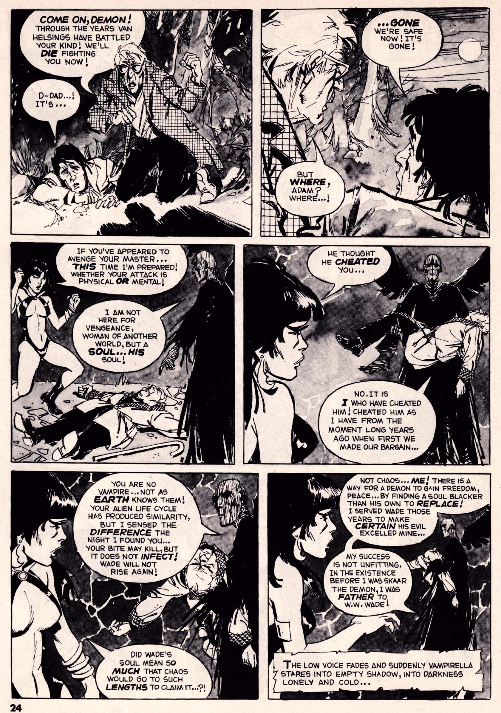 Read online Vampirella (1969) comic -  Issue #12 - 24