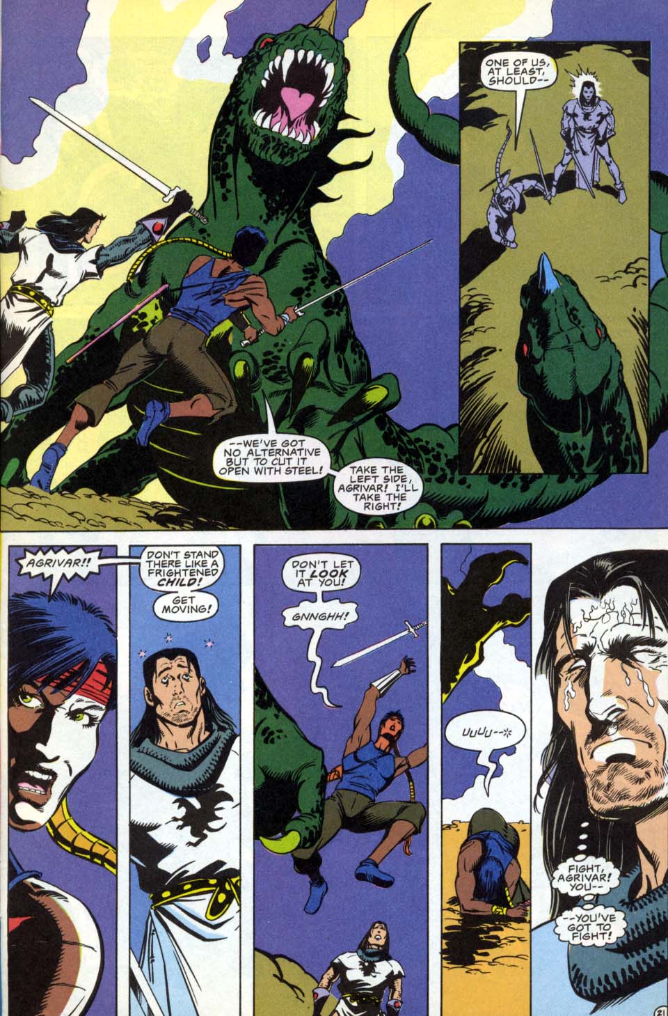 Read online Advanced Dungeons & Dragons comic -  Issue #2 - 21
