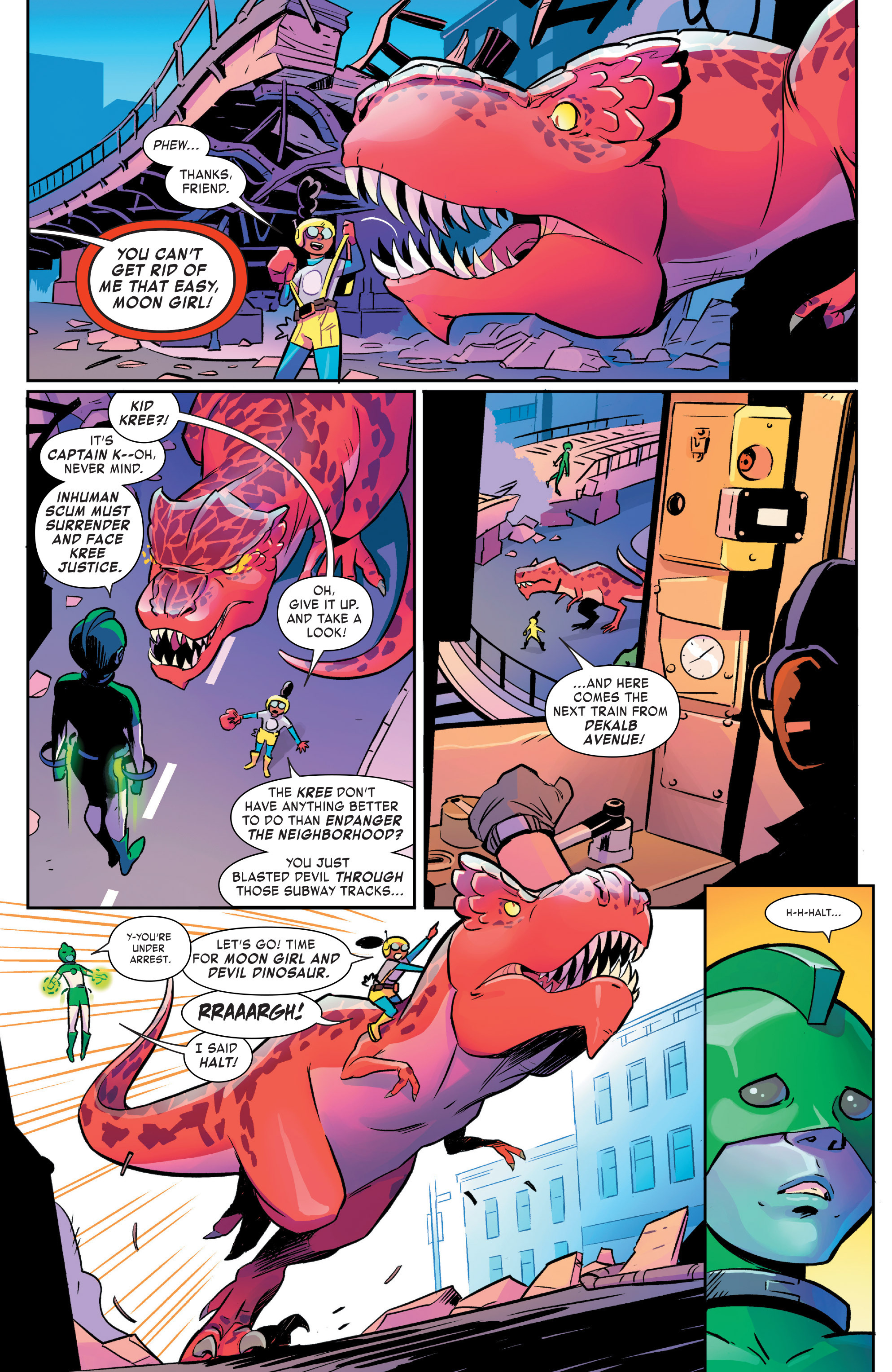 Read online Moon Girl And Devil Dinosaur comic -  Issue #9 - 17