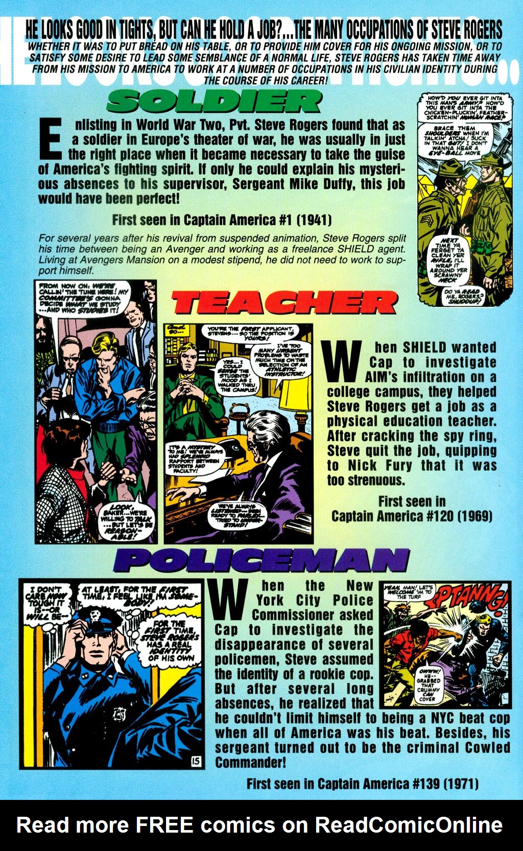 Read online Captain America: The Legend comic -  Issue # Full - 25