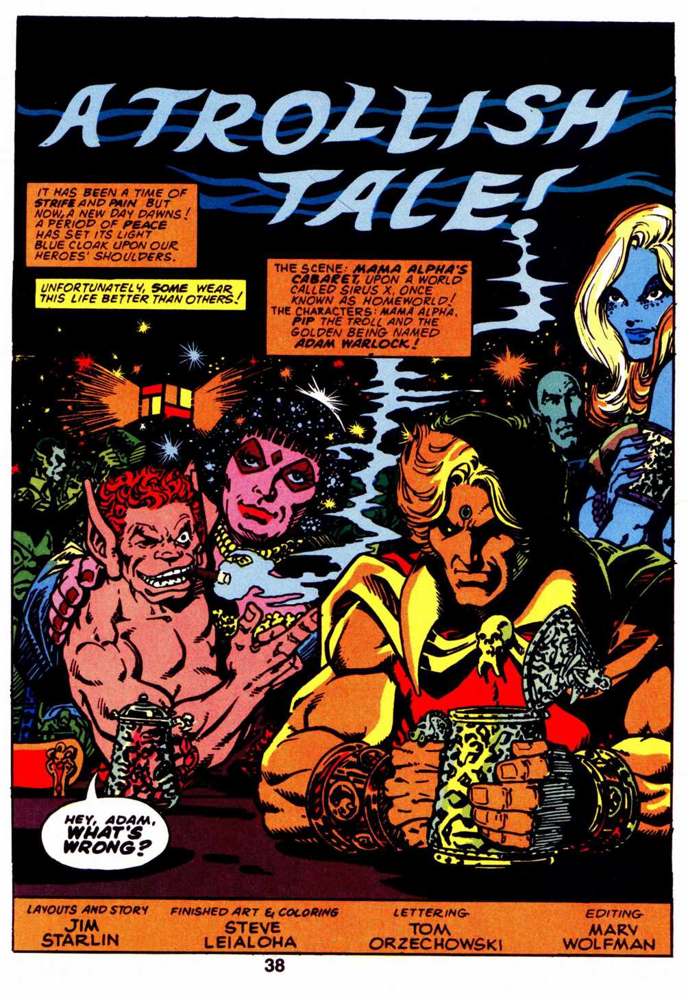 Read online Warlock (1982) comic -  Issue #3 - 38