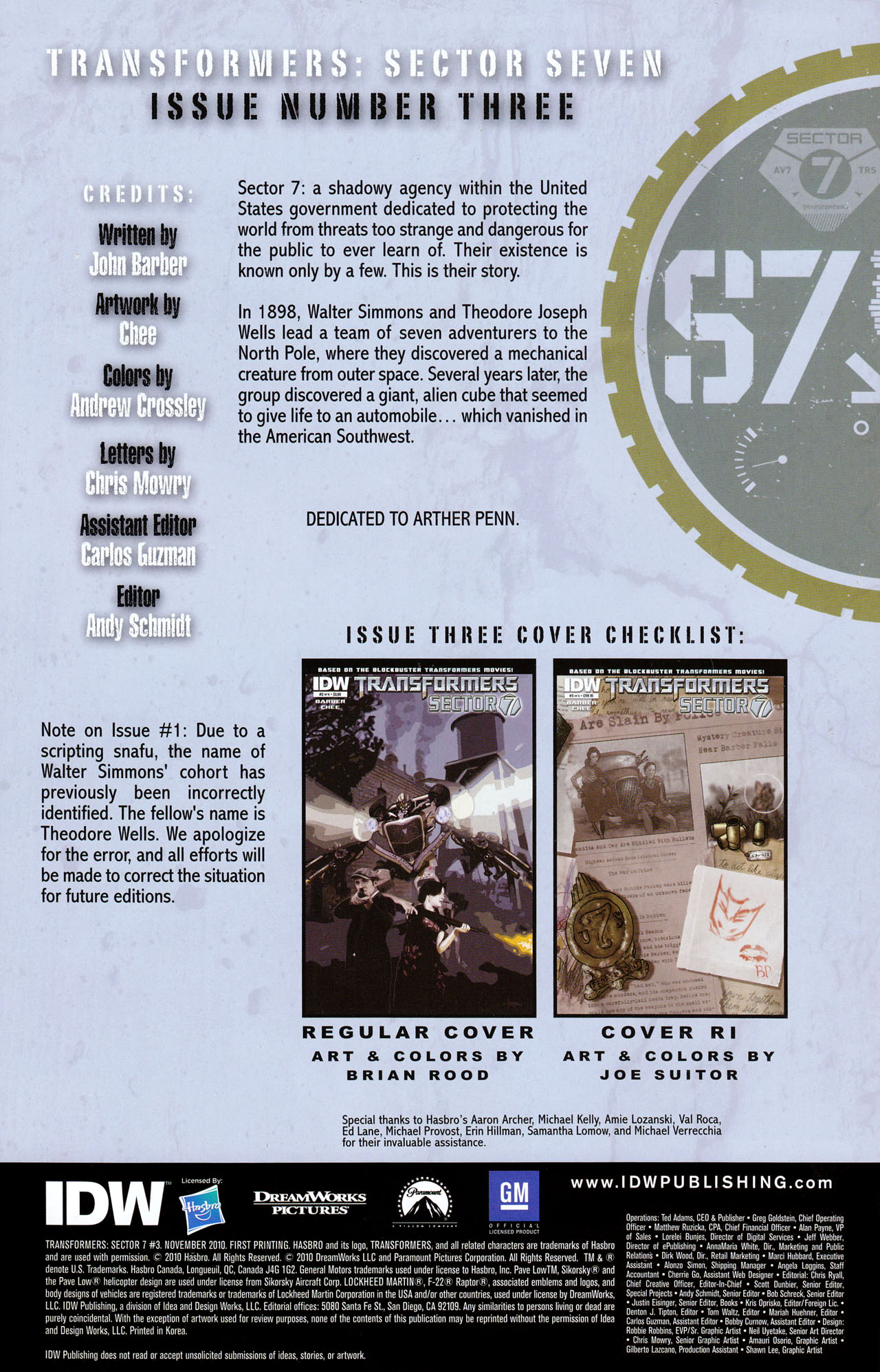 Read online Transformers: Sector 7 comic -  Issue #3 - 2