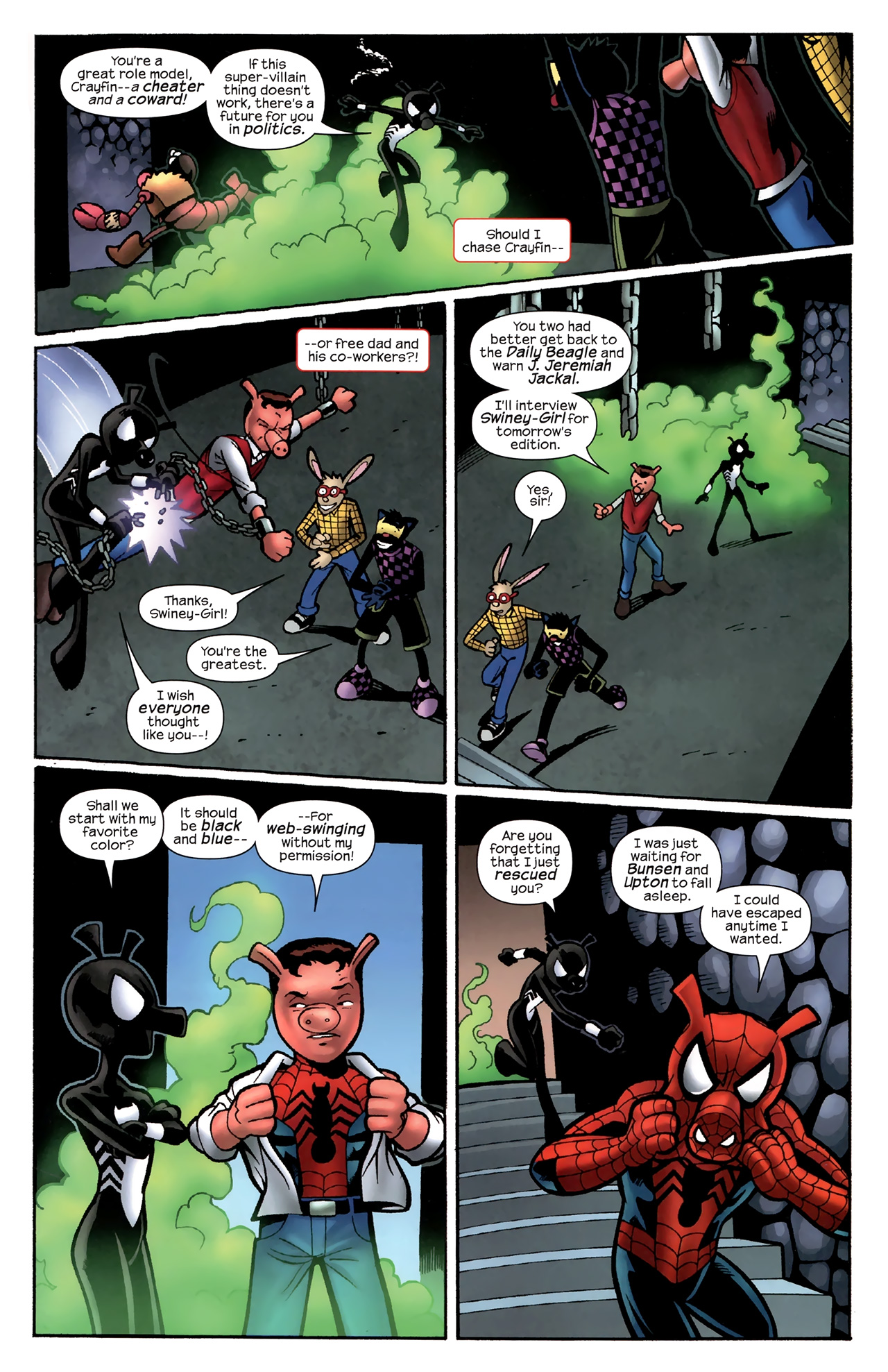 Read online Spider-Ham 25th Anniversary Special comic -  Issue # Full - 37