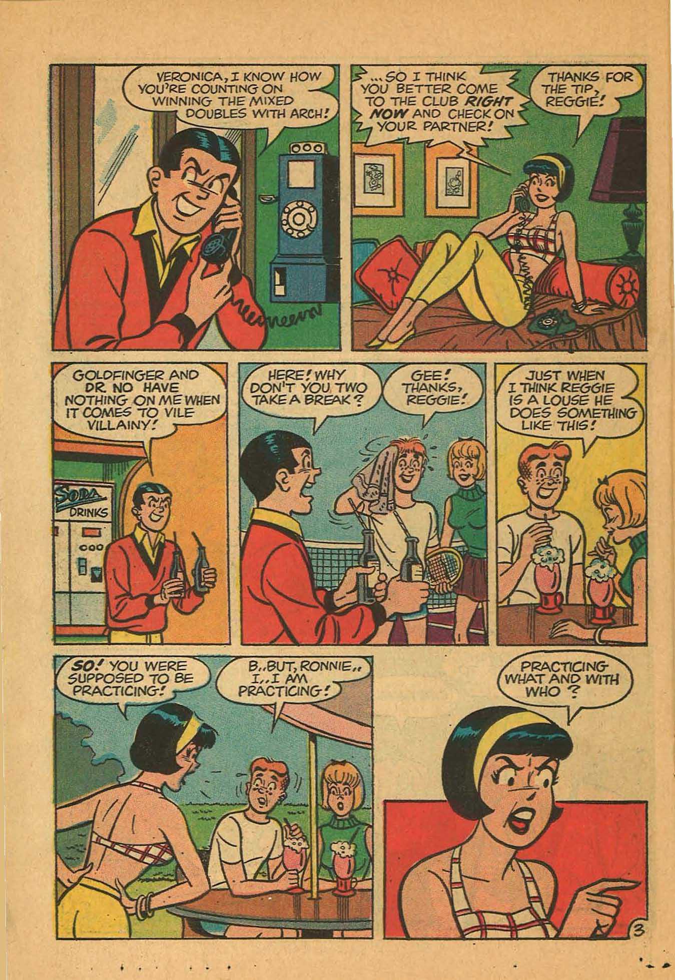 Read online Reggie and Me (1966) comic -  Issue #20 - 22