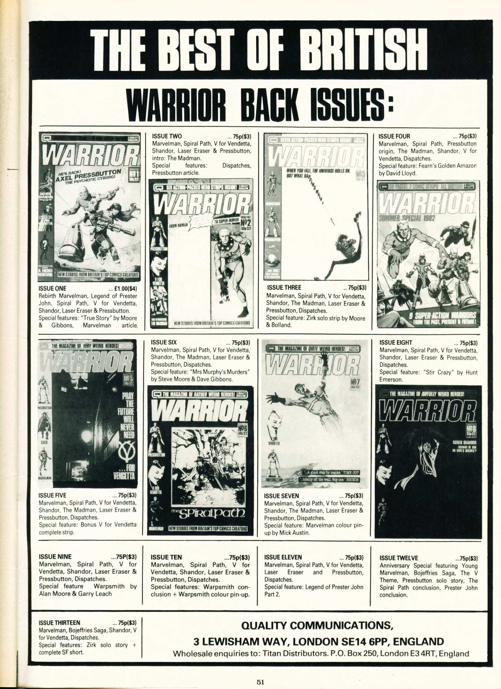 Read online Warrior comic -  Issue #14 - 51