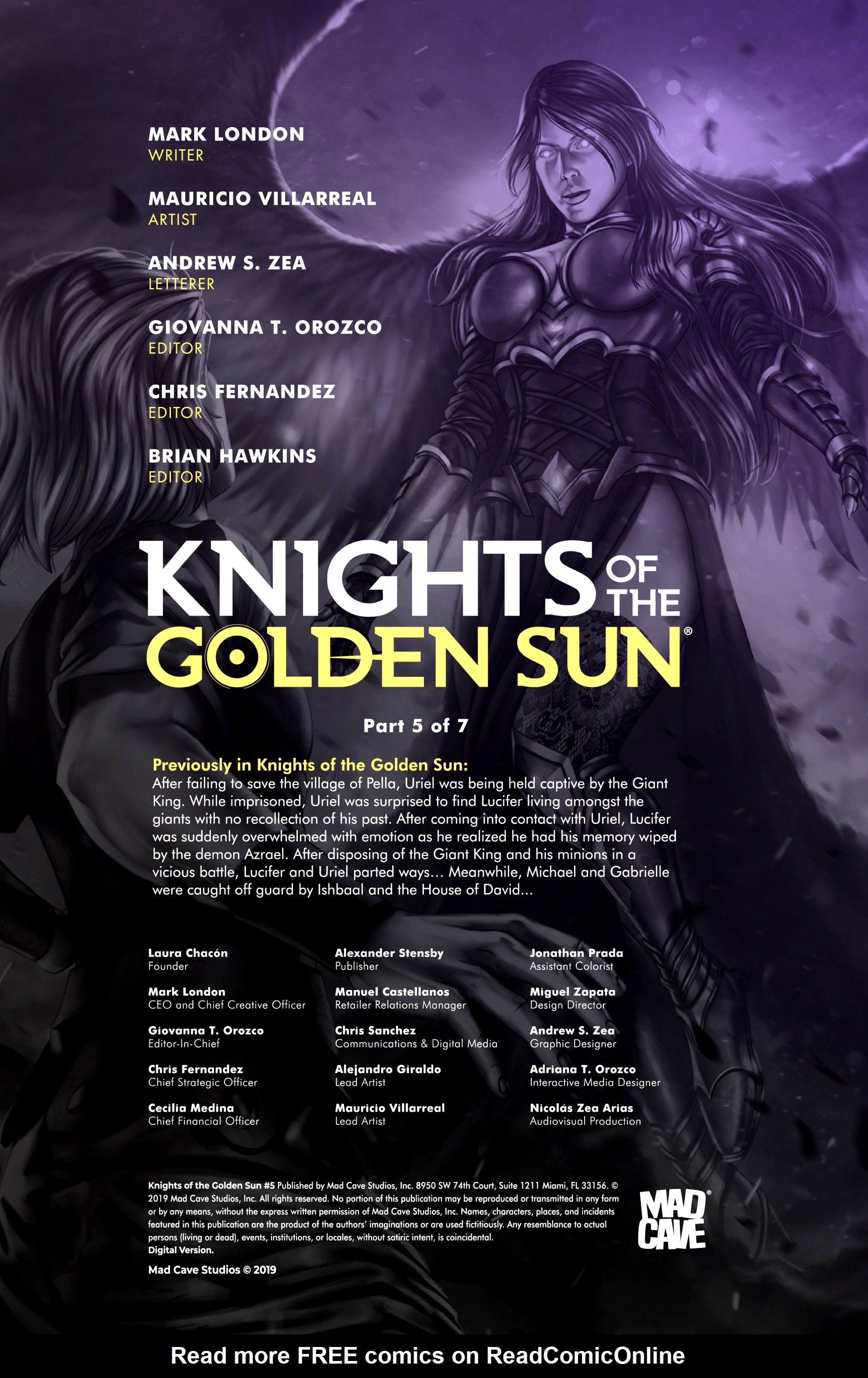 Read online Knights of the Golden Sun comic -  Issue #5 - 2