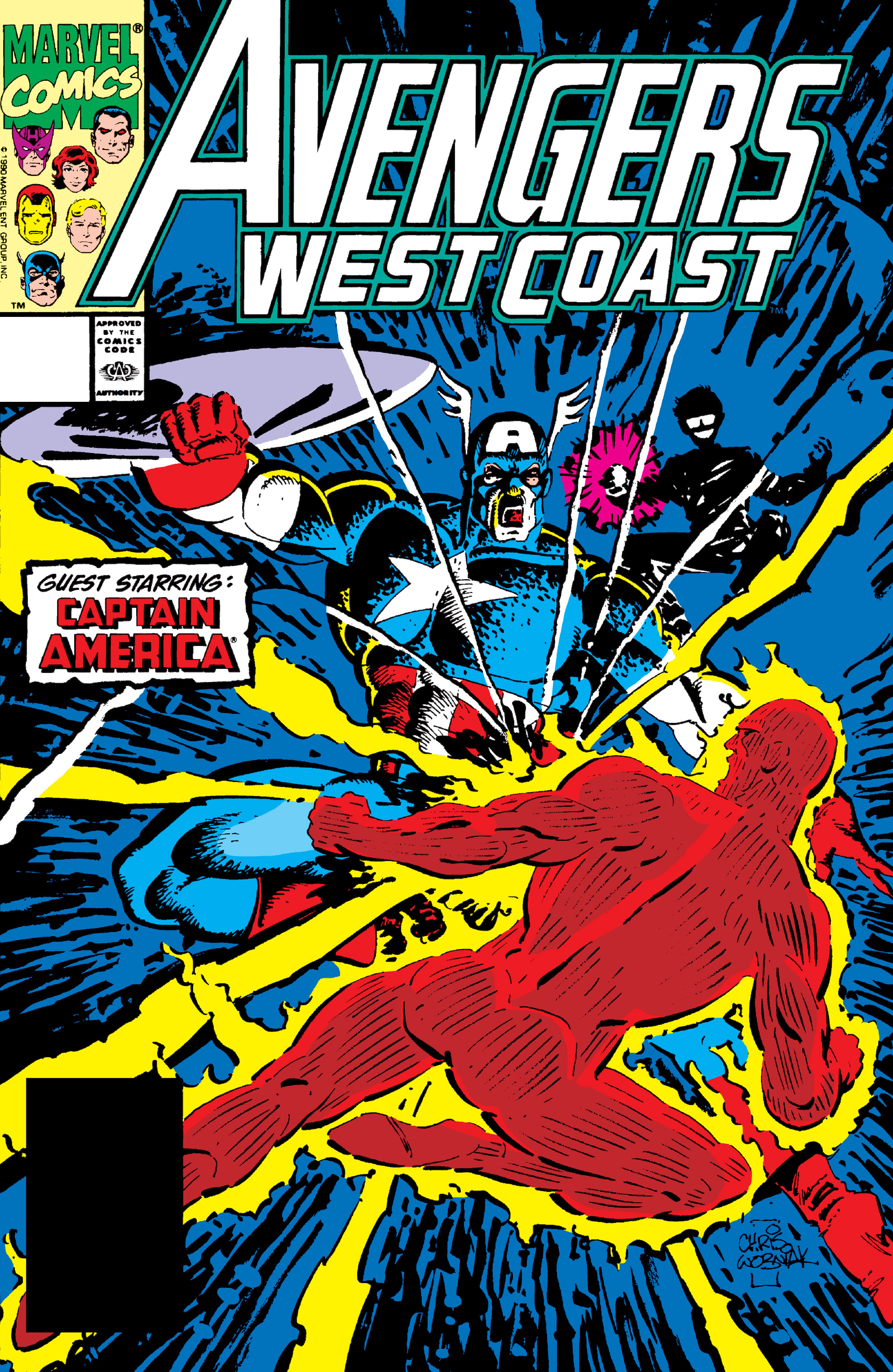 Read online Avengers West Coast (1989) comic -  Issue #64 - 1