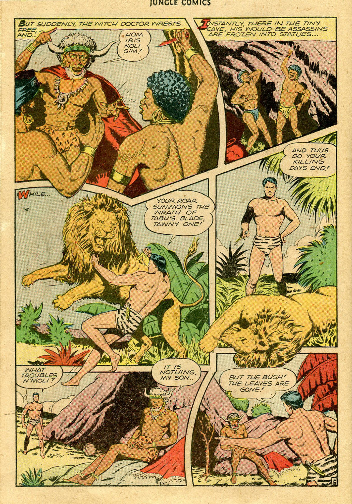 Read online Jungle Comics comic -  Issue #79 - 33