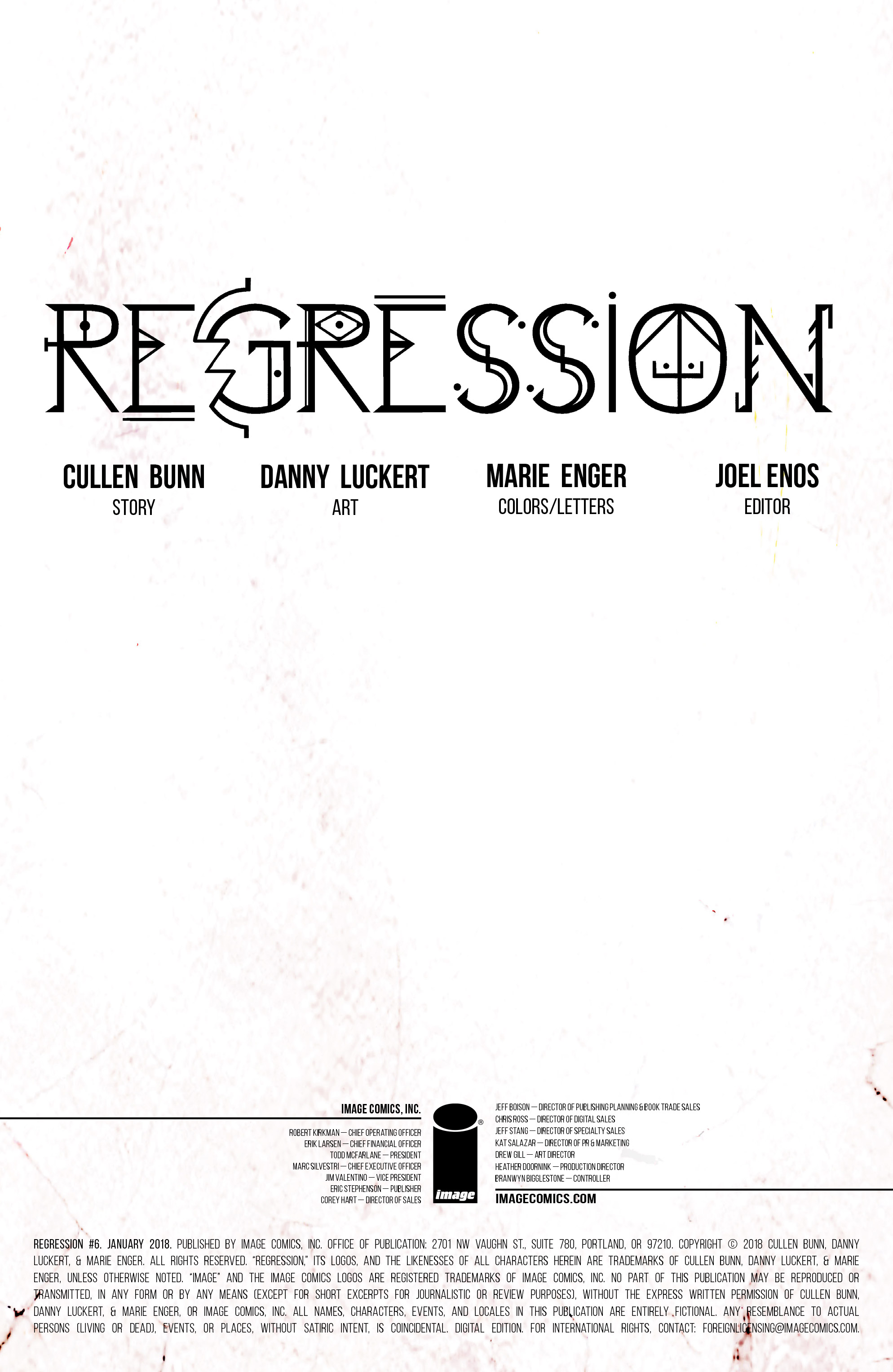 Read online Regression comic -  Issue #6 - 2