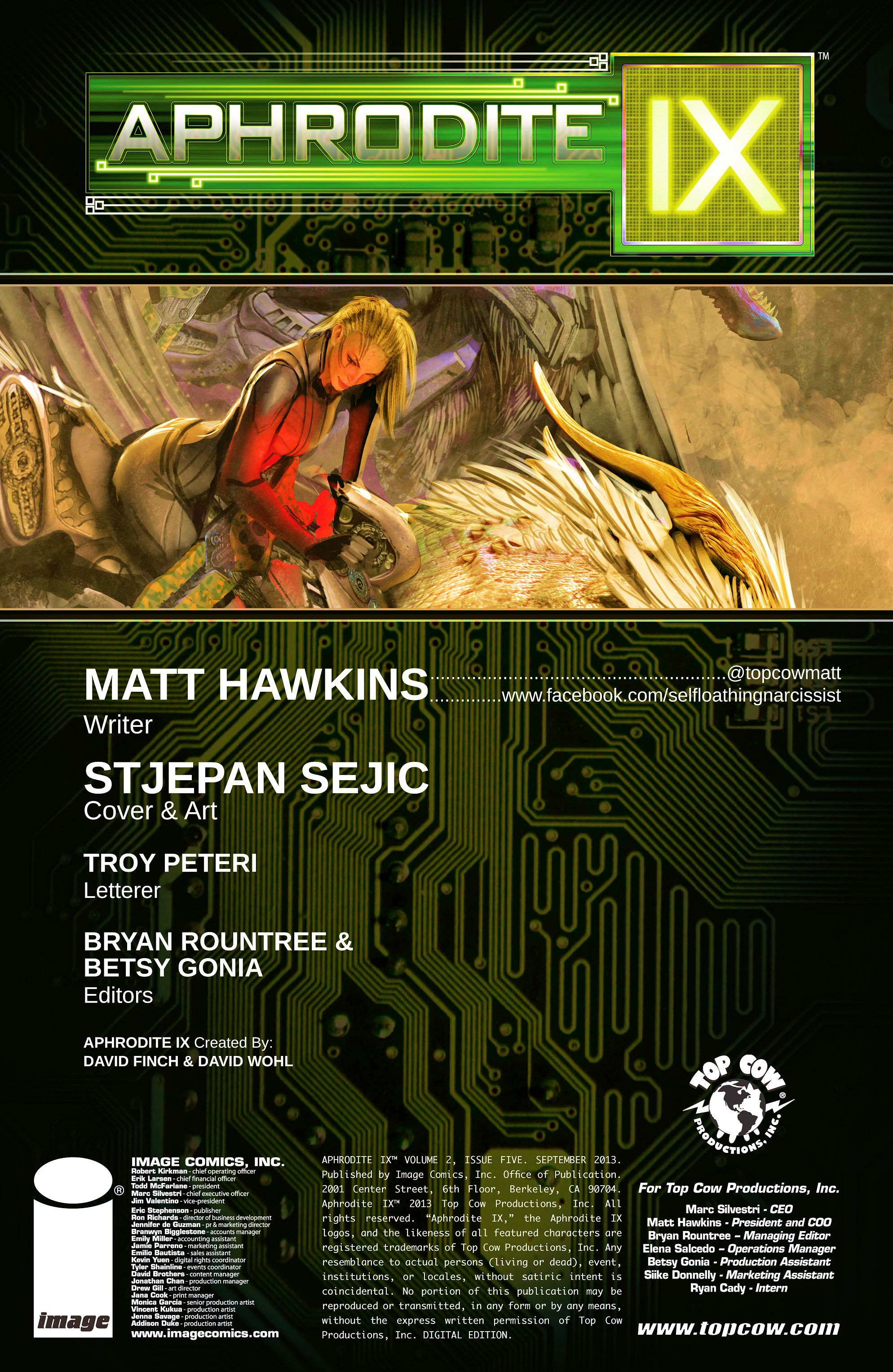 Read online Aphrodite IX (2013) comic -  Issue #5 - 2