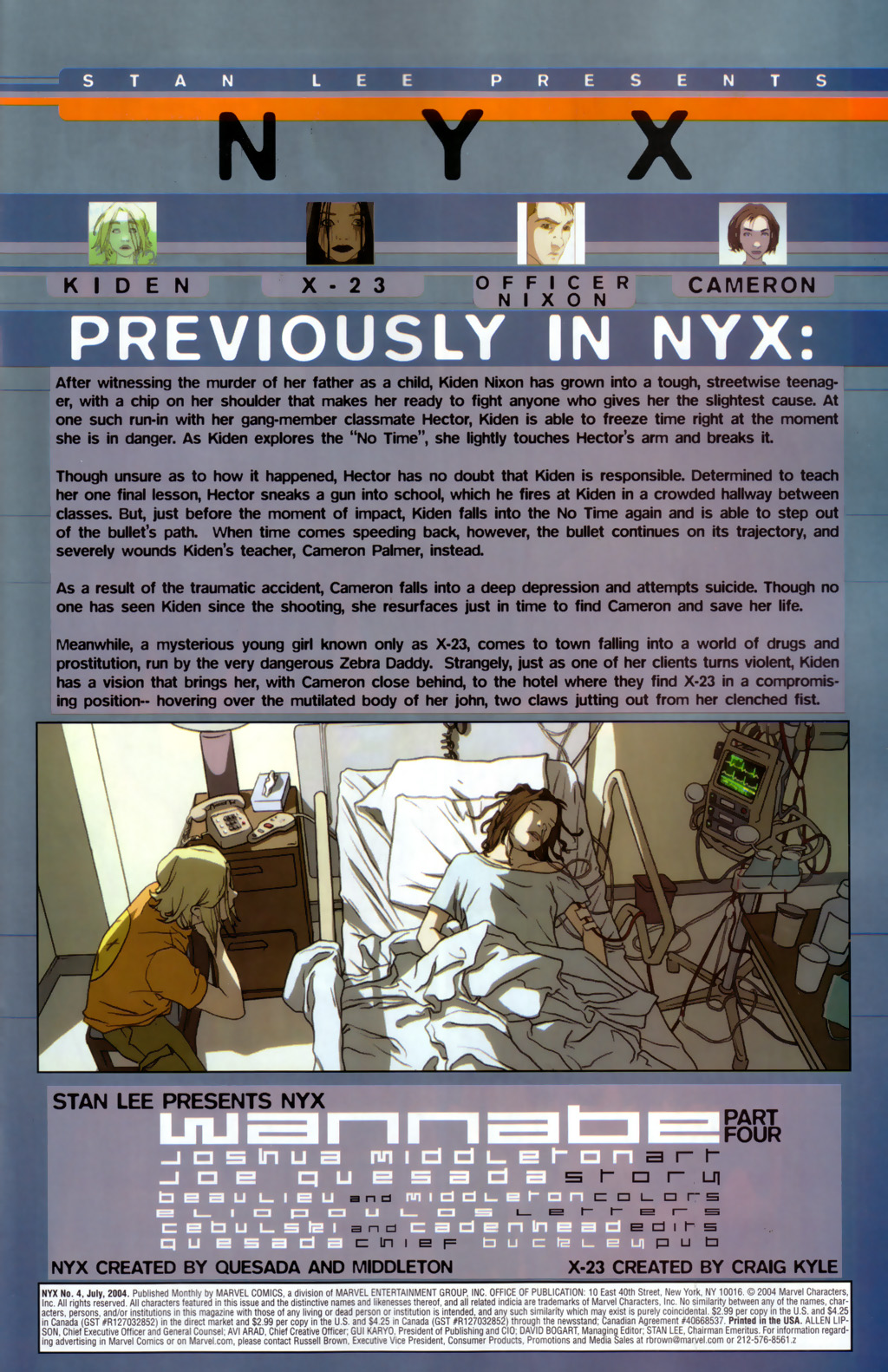 Read online NYX comic -  Issue #4 - 2