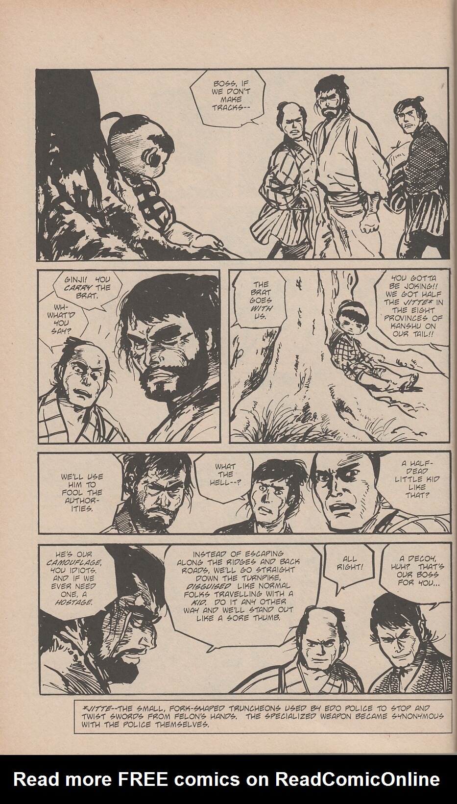 Read online Lone Wolf and Cub comic -  Issue #36 - 38