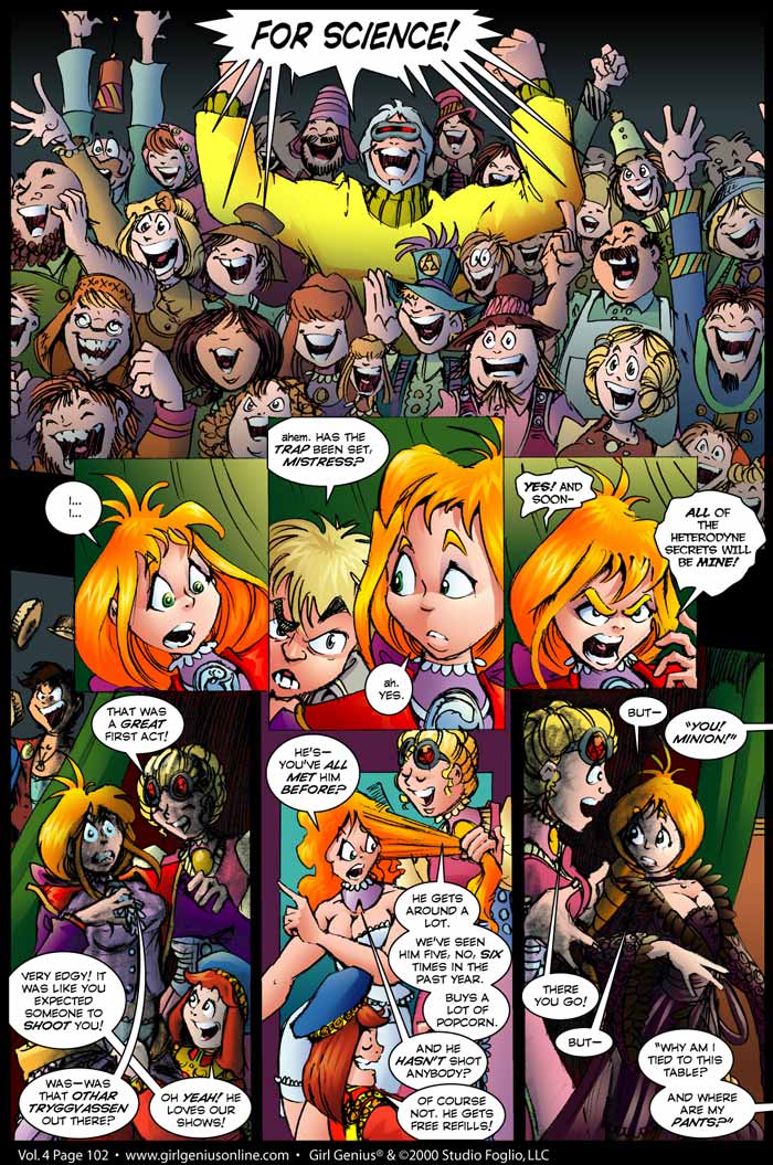 Read online Girl Genius (2002) comic -  Issue #4 - 104