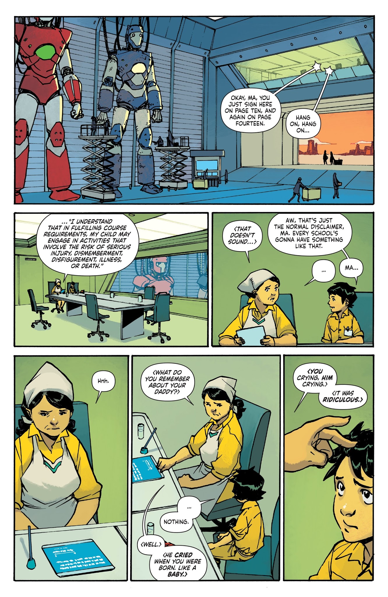 Read online Mech Cadet Yu comic -  Issue #2 - 7