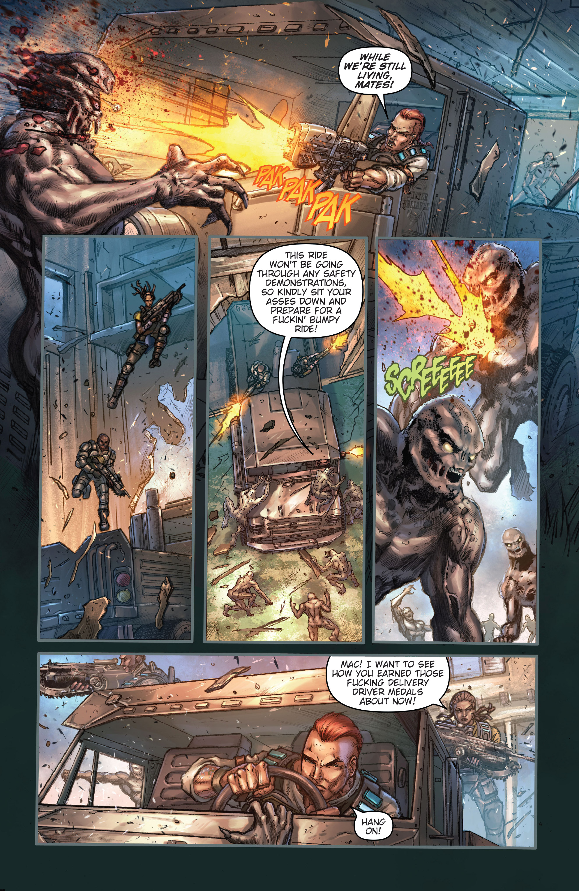 Read online Gears of War: Hivebusters comic -  Issue #2 - 17