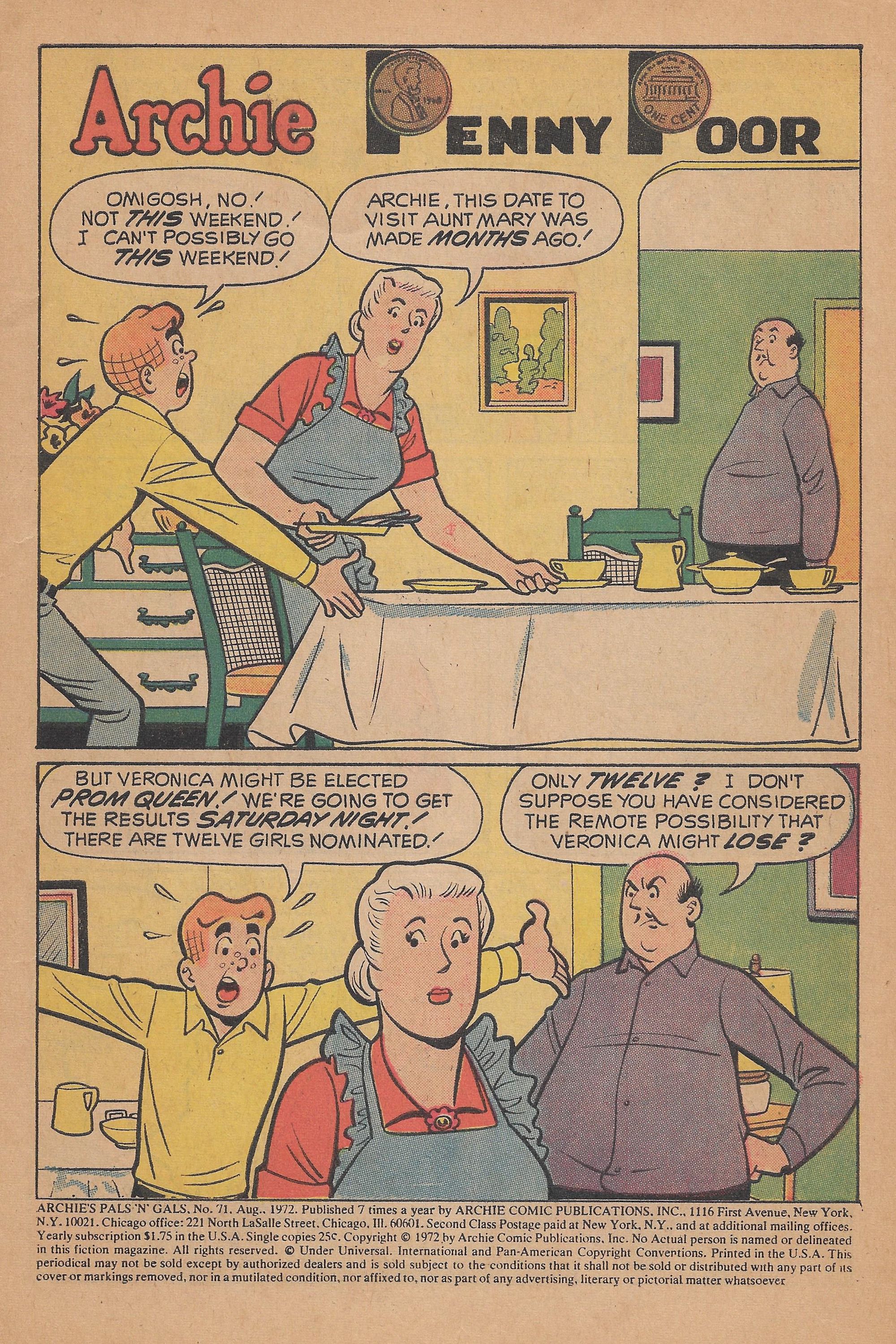 Read online Archie's Pals 'N' Gals (1952) comic -  Issue #71 - 3