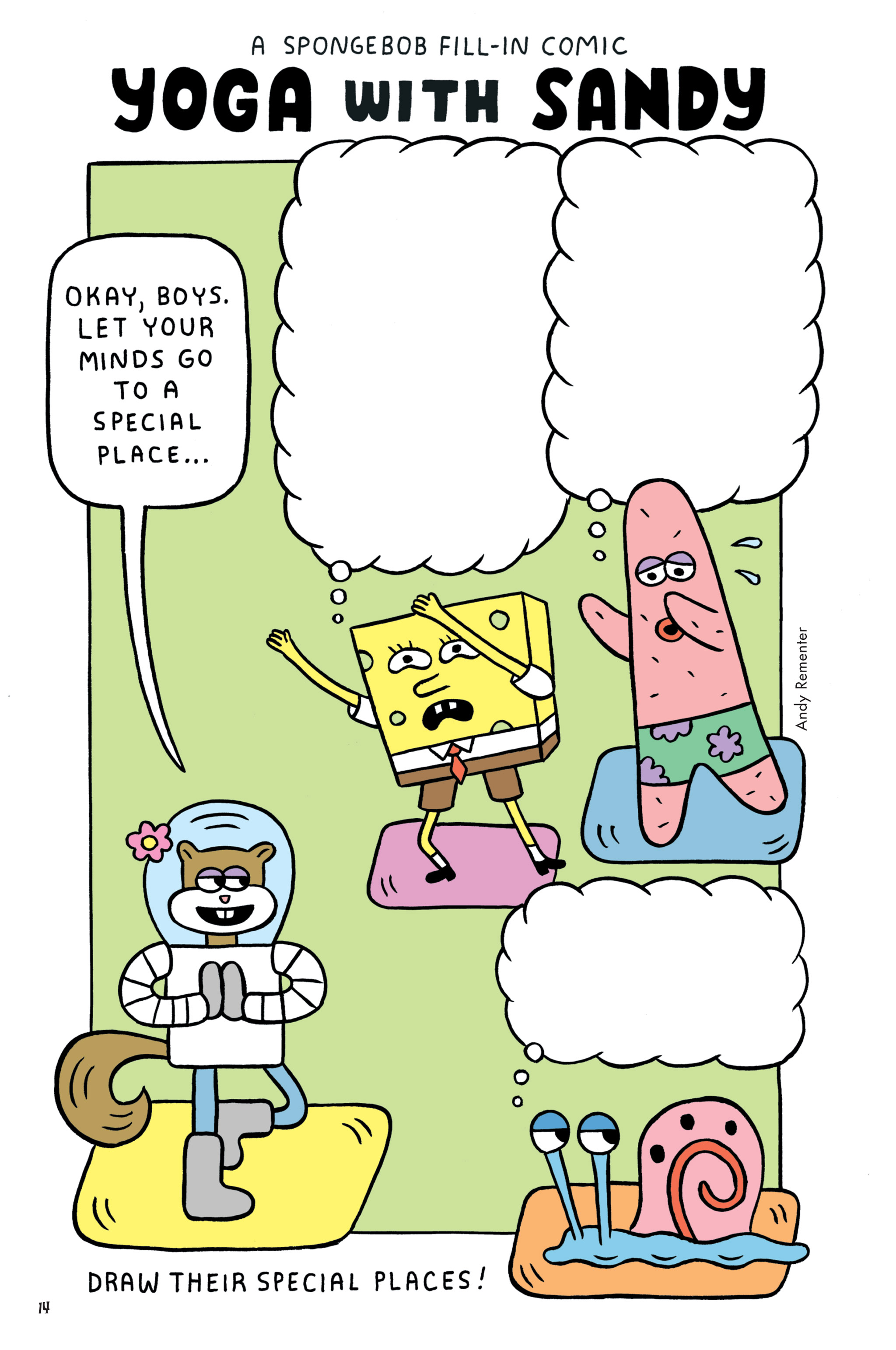 Read online Free Comic Book Day 2014 comic -  Issue # SpongeBob Freestyle Funnies 2014 - 16