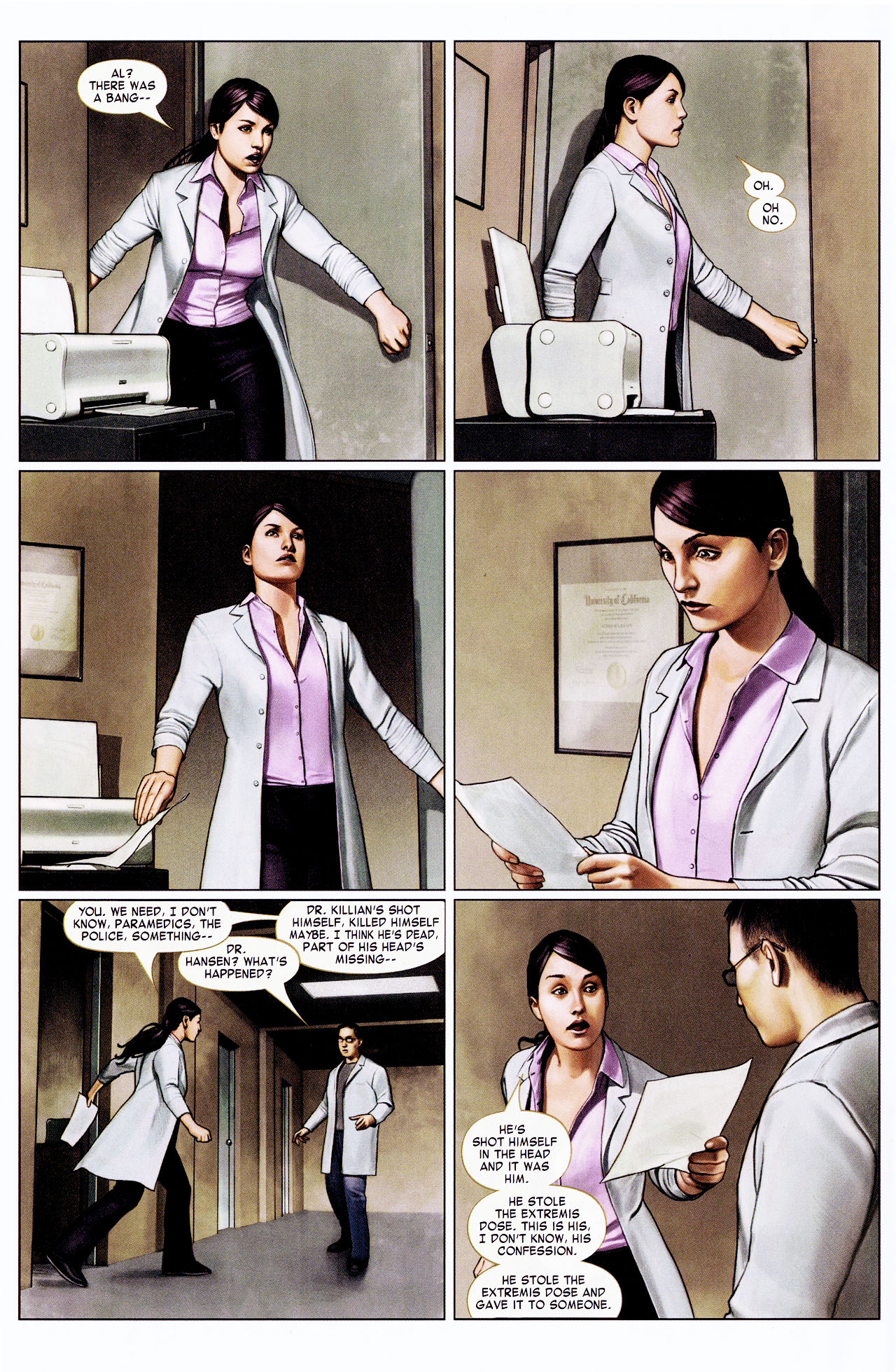 Read online Iron Man: Extremis Director's Cut comic -  Issue #1 - 12
