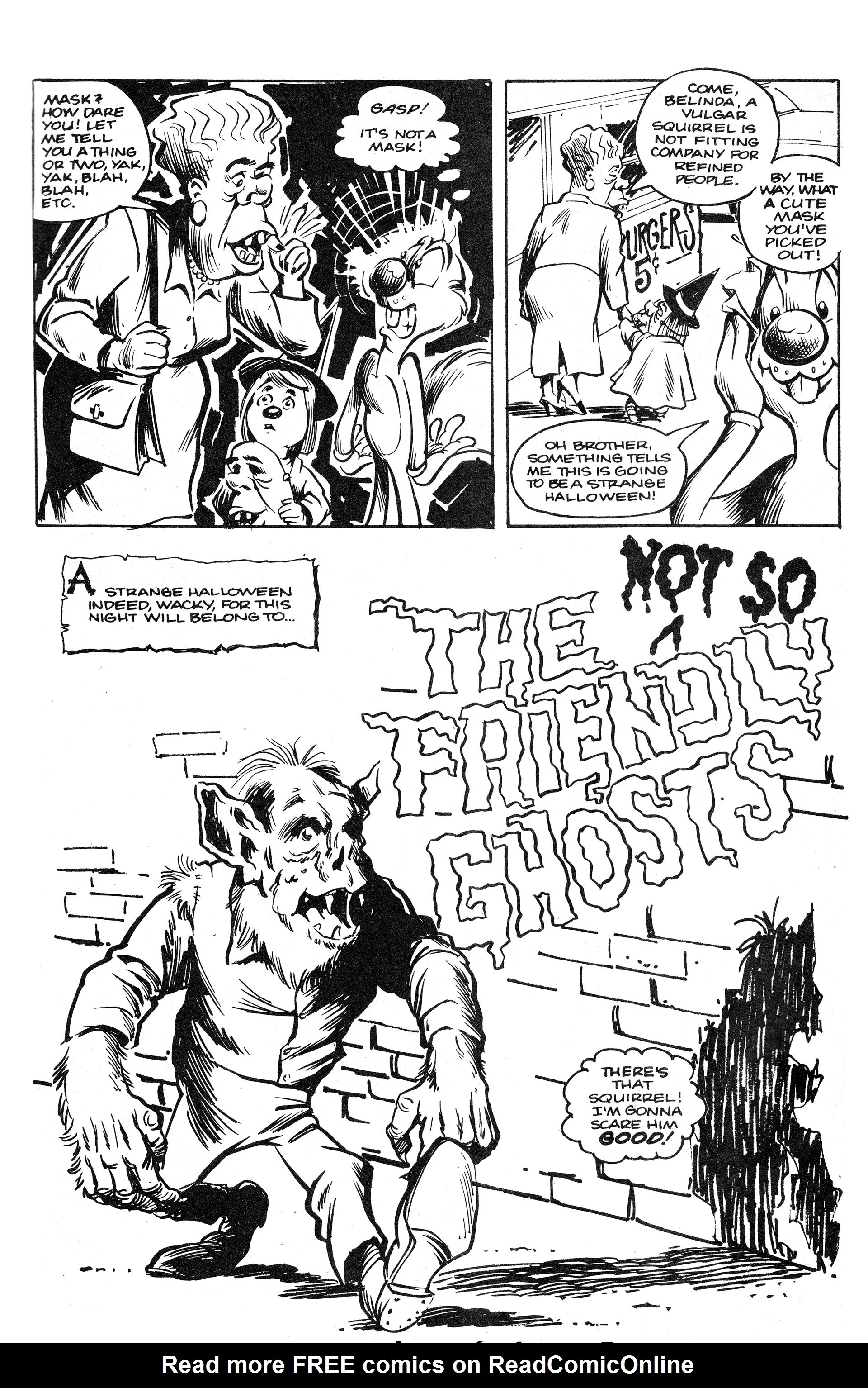 Read online Wacky Squirrel Halloween Adventure Special comic -  Issue # Full - 4
