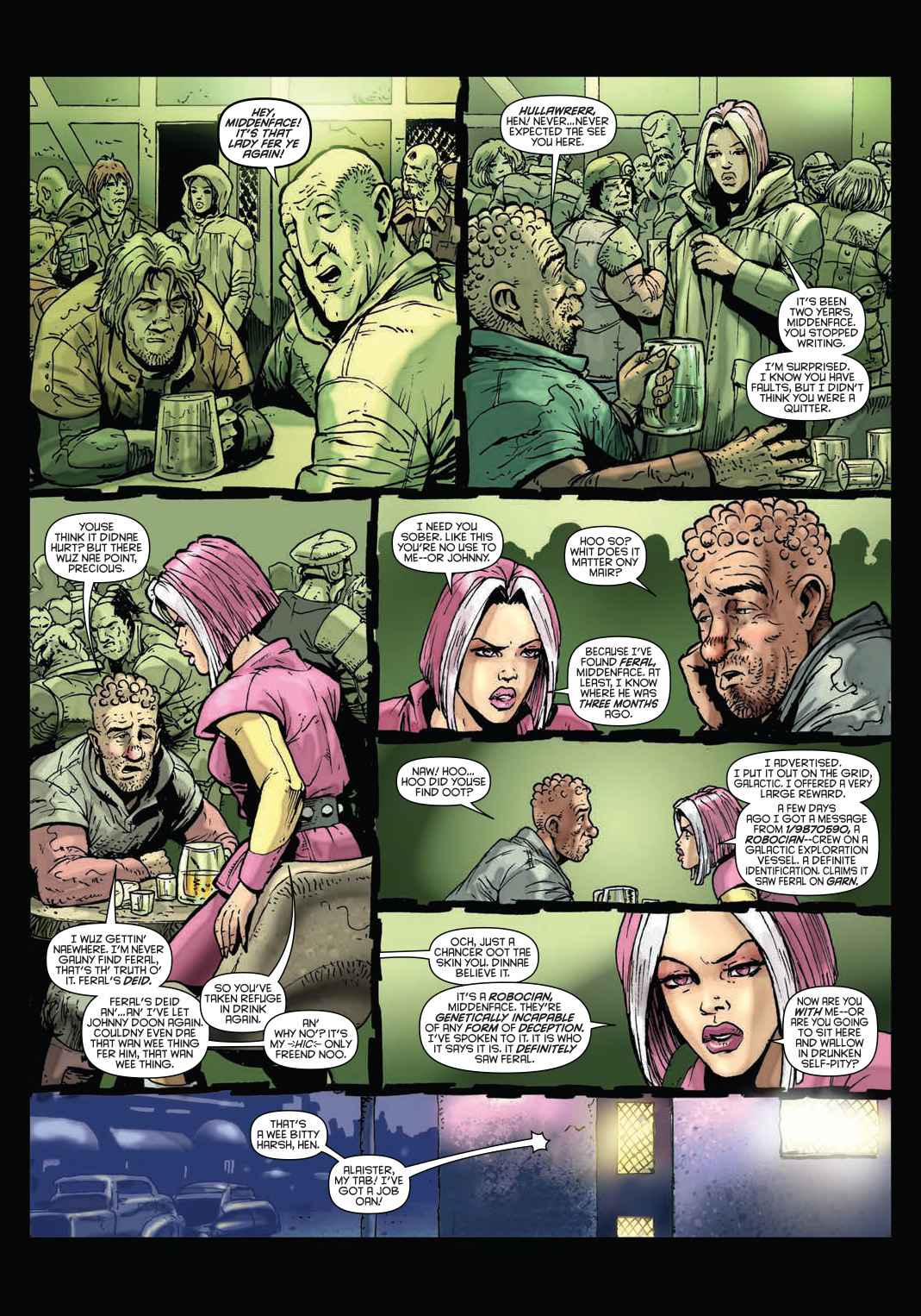 Read online Strontium Dog: The Life and Death of Johnny Alpha: The Project comic -  Issue # TPB - 30