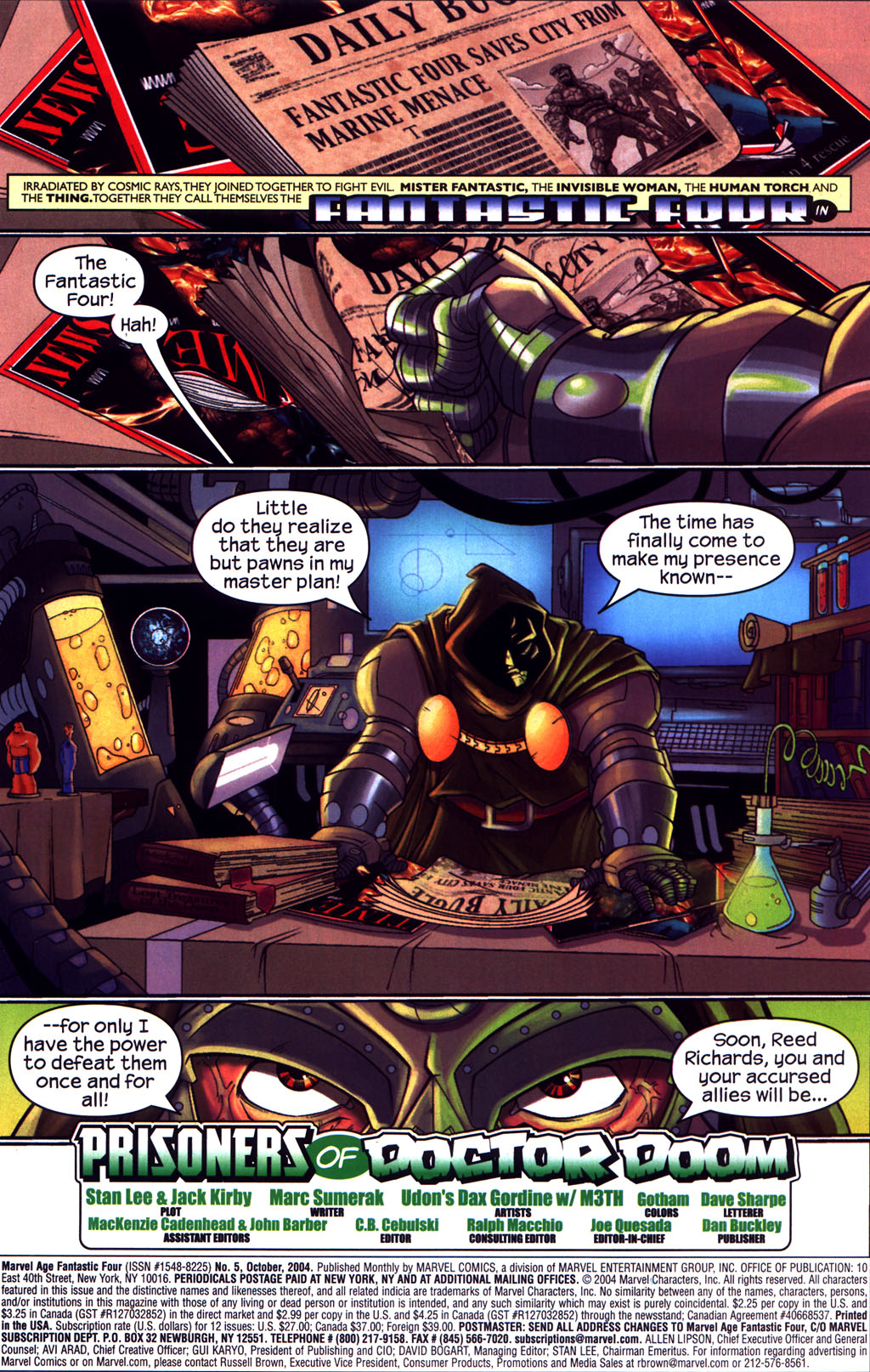 Read online Marvel Age Fantastic Four comic -  Issue #5 - 1