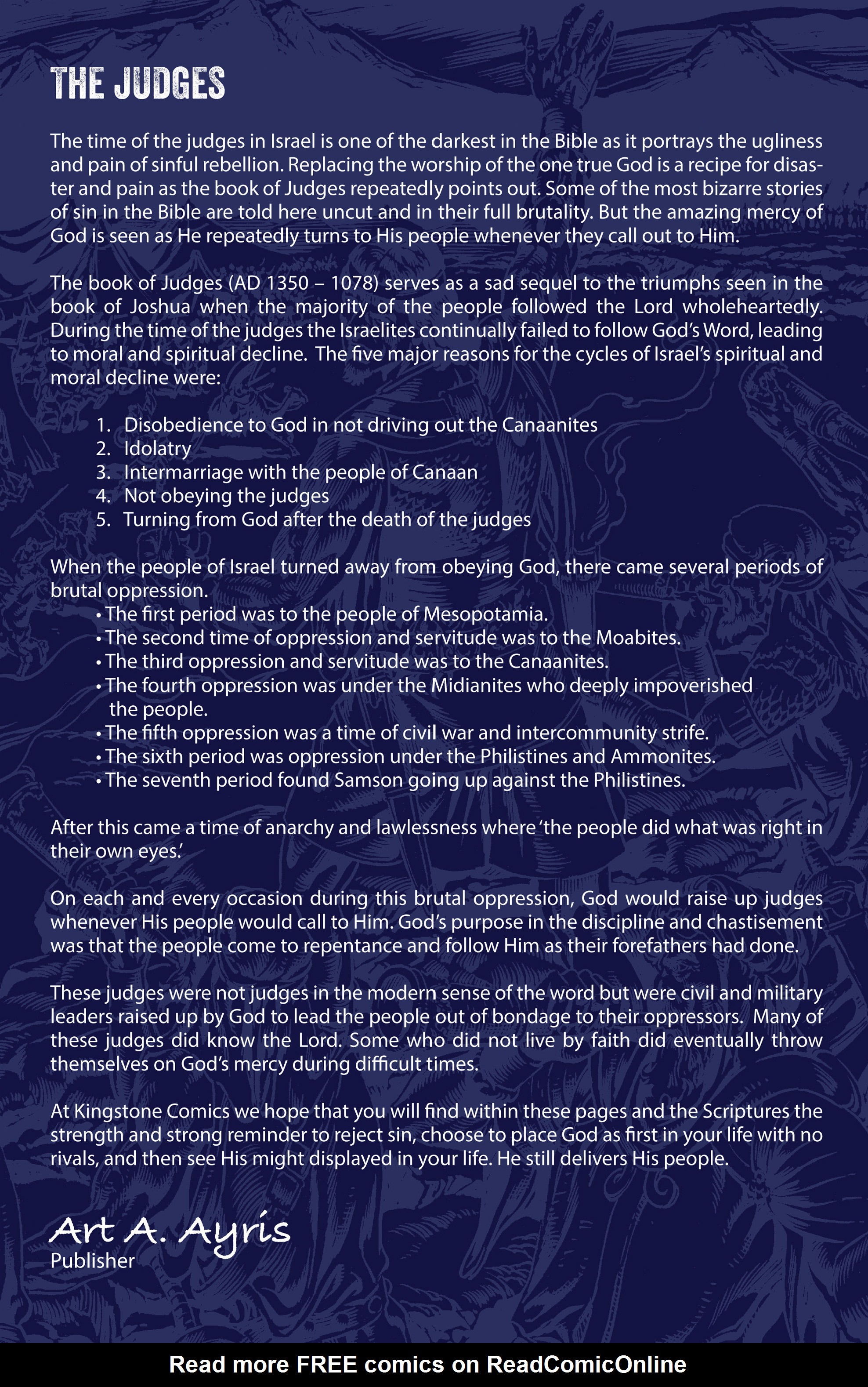 Read online The Kingstone Bible comic -  Issue #4 - 6