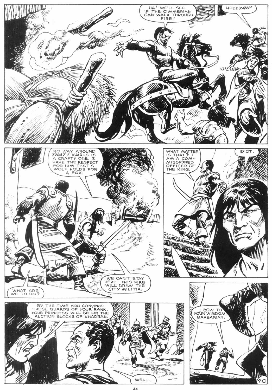 Read online The Savage Sword Of Conan comic -  Issue #156 - 43