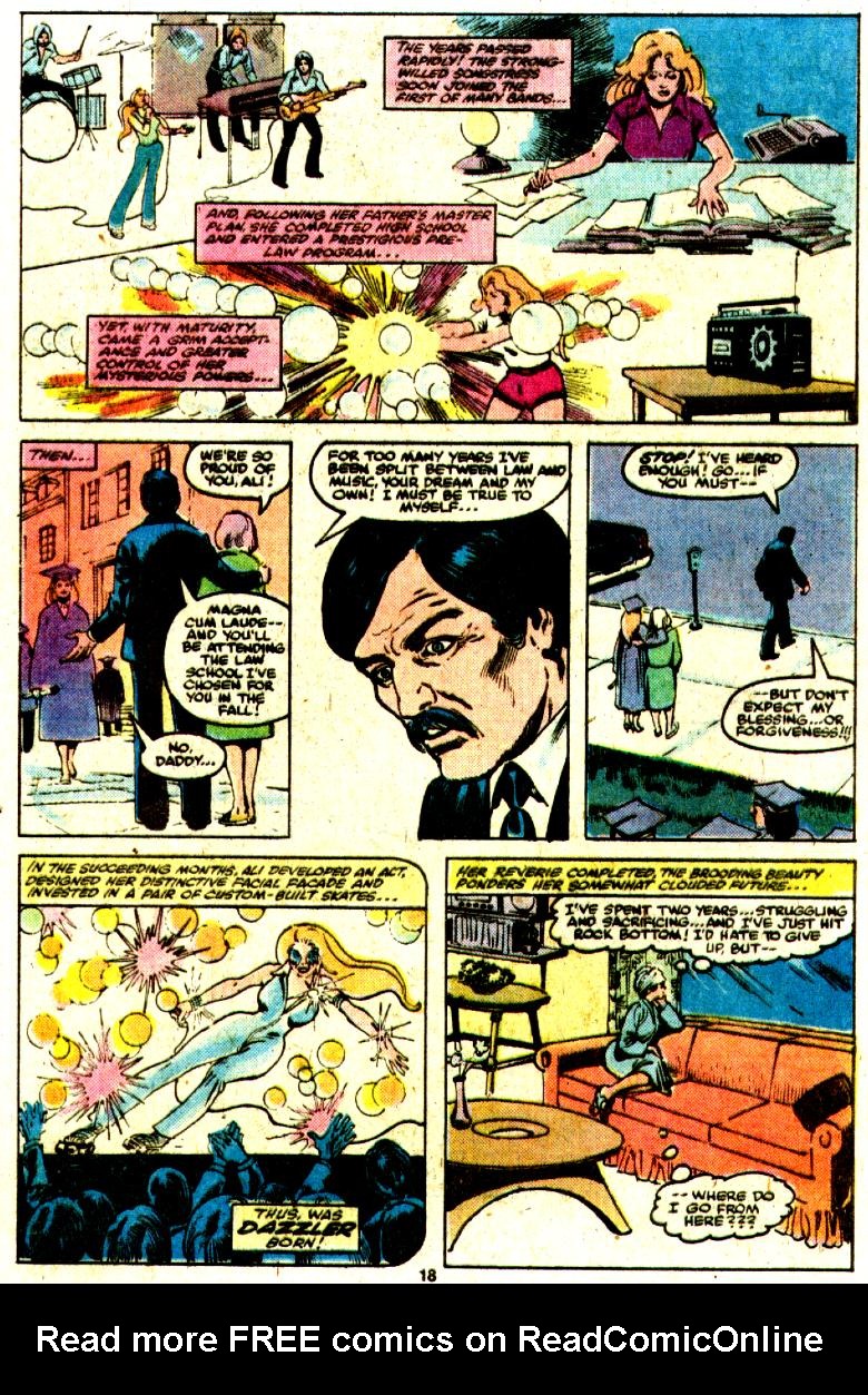 Read online Dazzler (1981) comic -  Issue #1 - 15