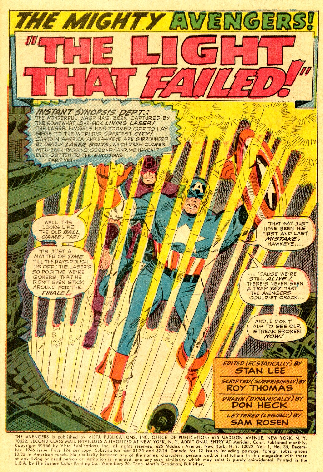 Read online The Avengers (1963) comic -  Issue #35 - 2