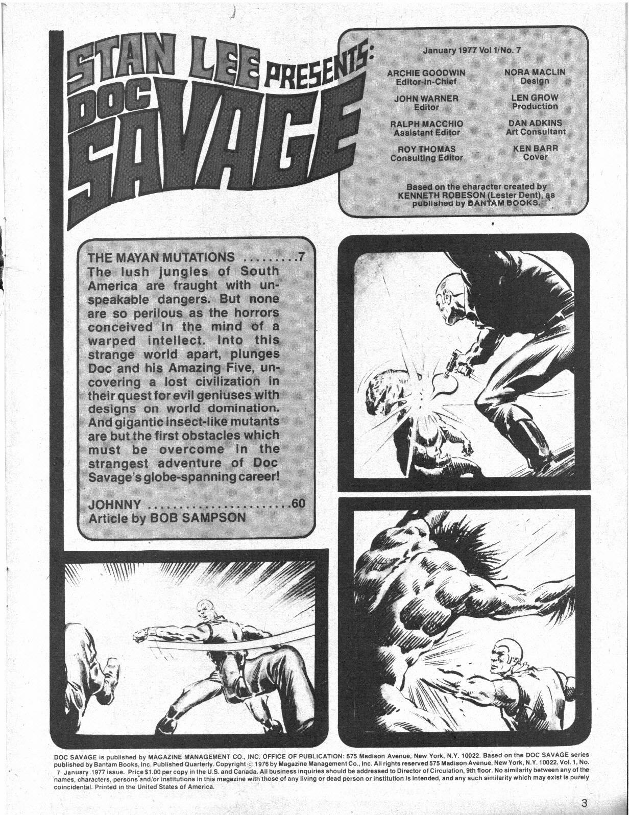 Read online Doc Savage (1975) comic -  Issue #7 - 3