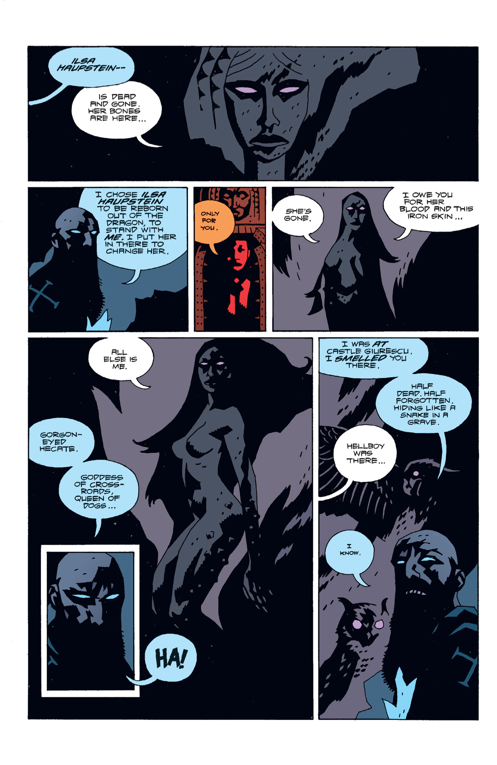Read online Hellboy comic -  Issue #5 - 133
