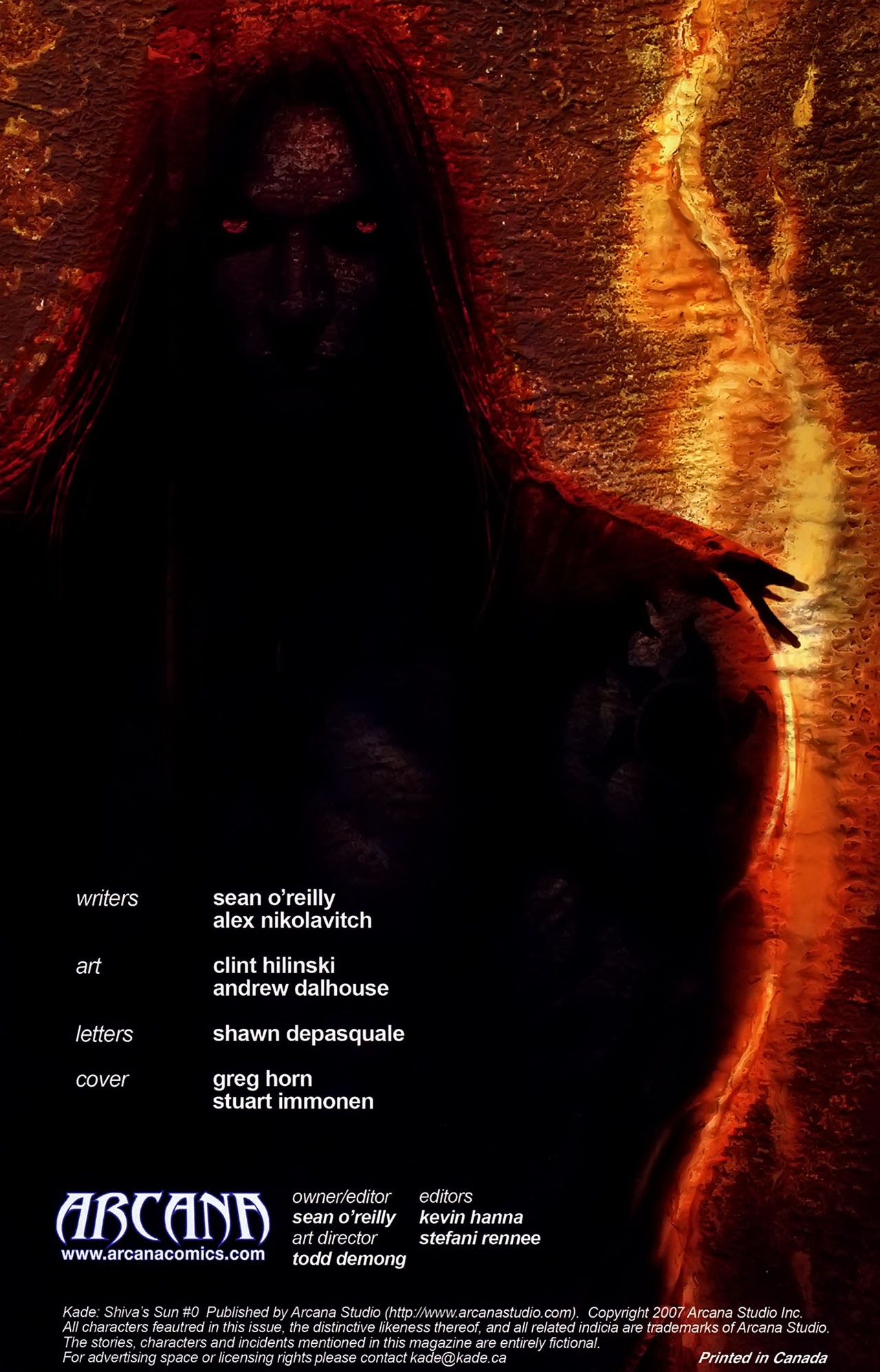 Read online Kade: Shiva's Sun comic -  Issue #0 - 2