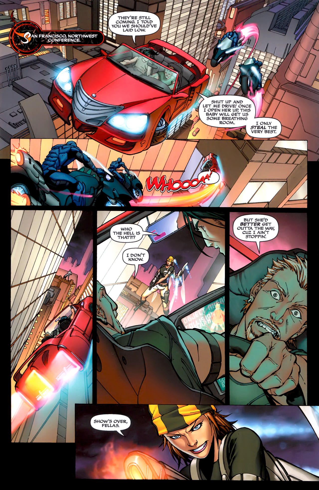 Read online Michael Turner's Soulfire (2009) comic -  Issue #3 - 4