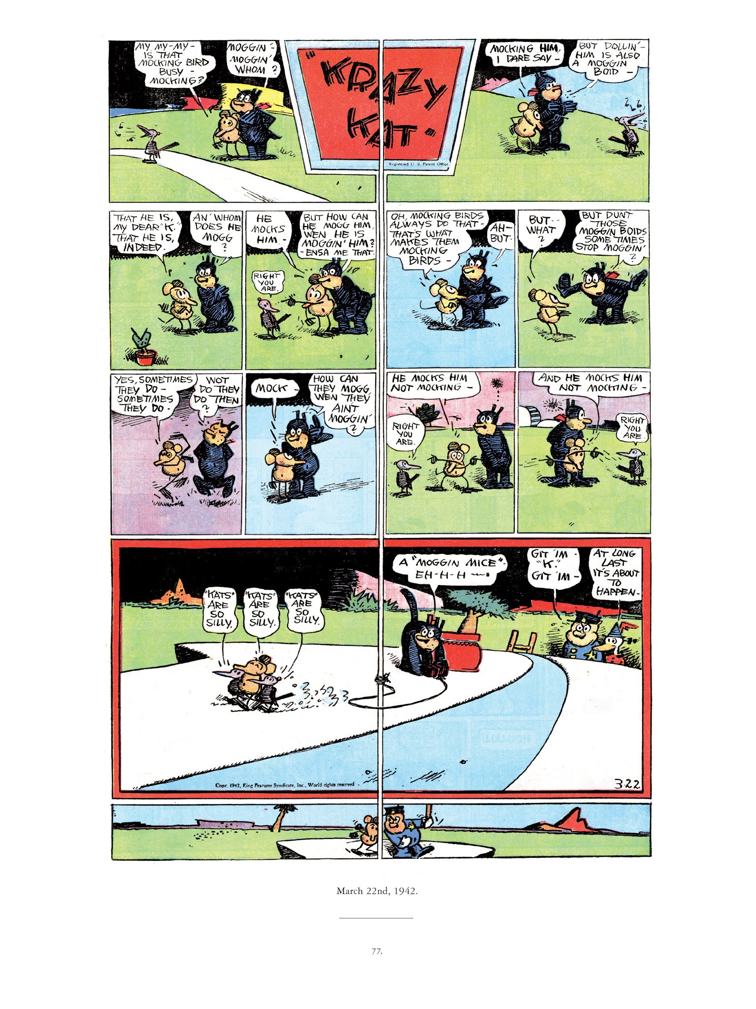 Read online Krazy & Ignatz comic -  Issue # TPB 12 - 76