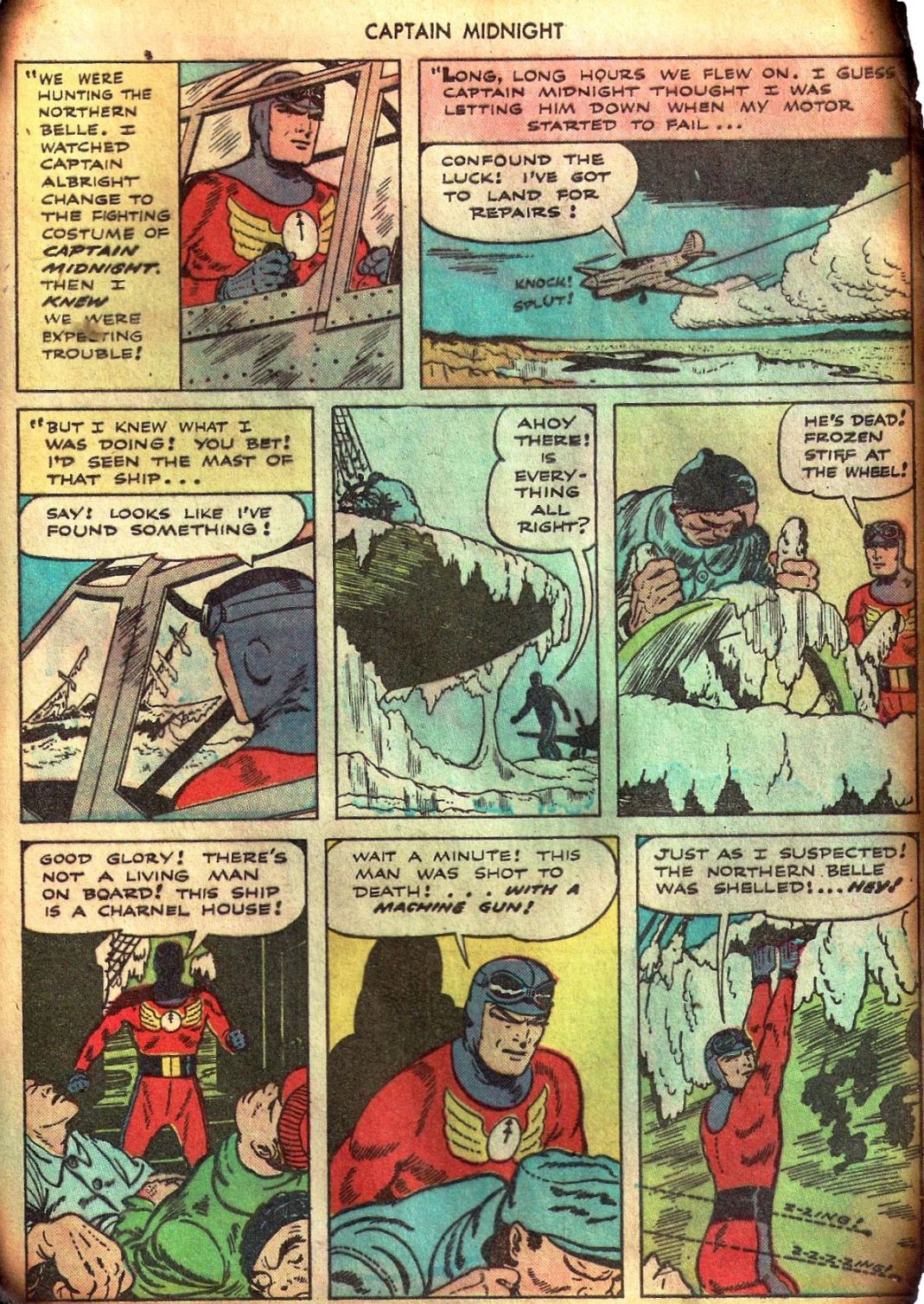 Read online Captain Midnight (1942) comic -  Issue #32 - 30