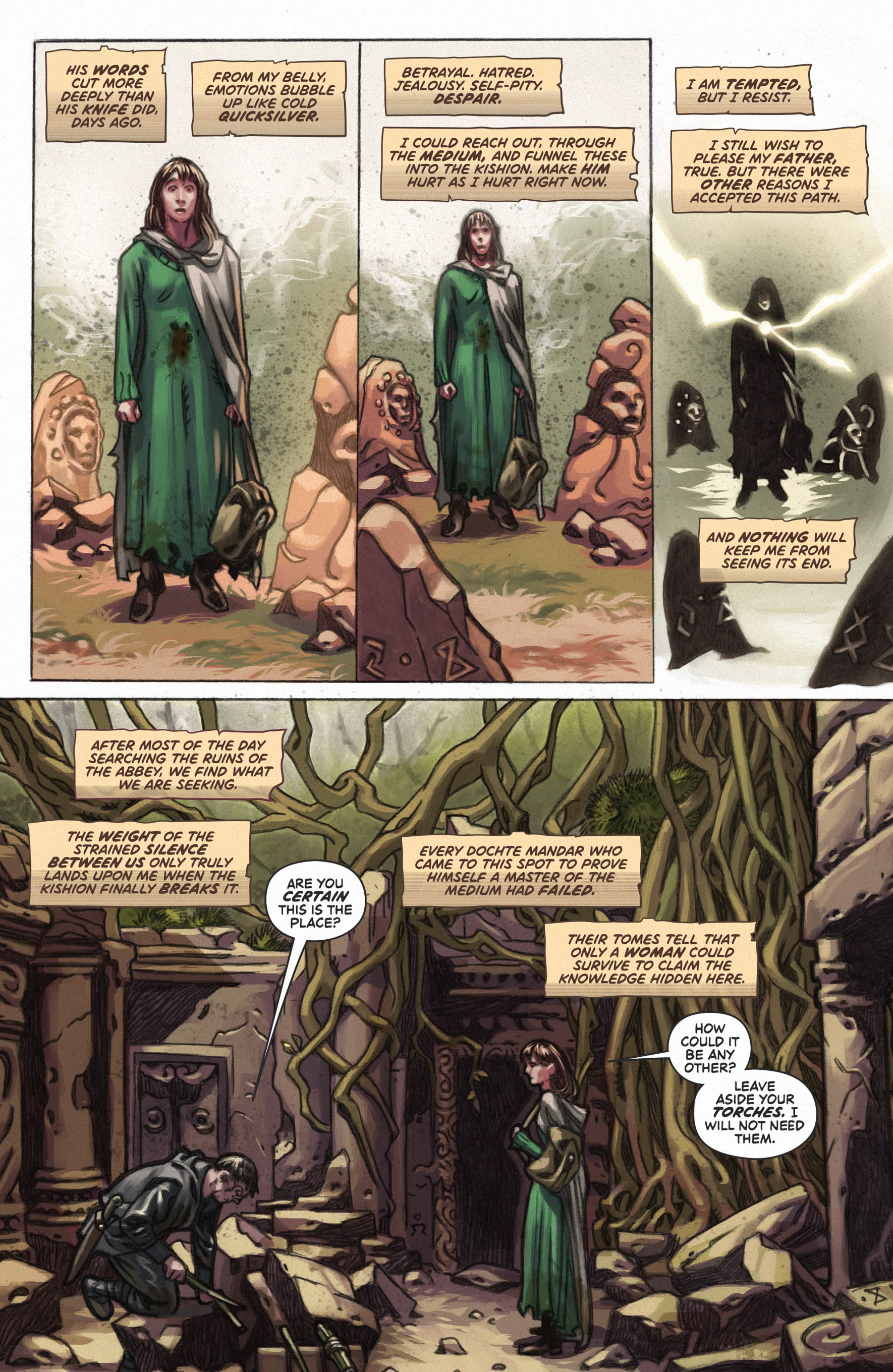 Read online Muirwood: The Lost Abbey comic -  Issue #4 - 10