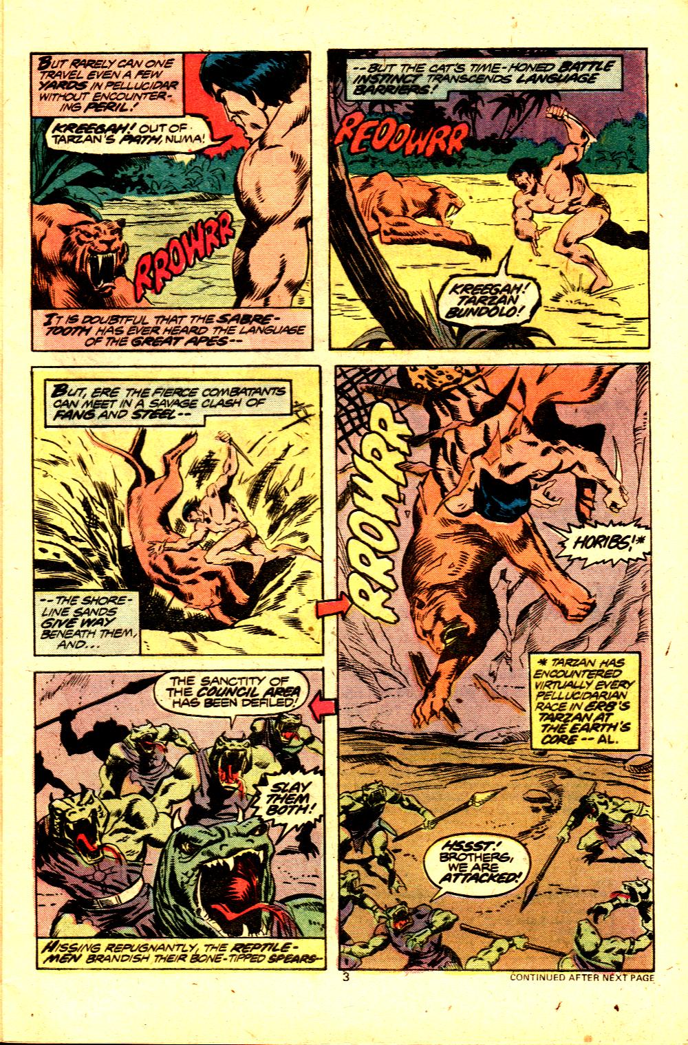 Read online Tarzan (1977) comic -  Issue #20 - 4