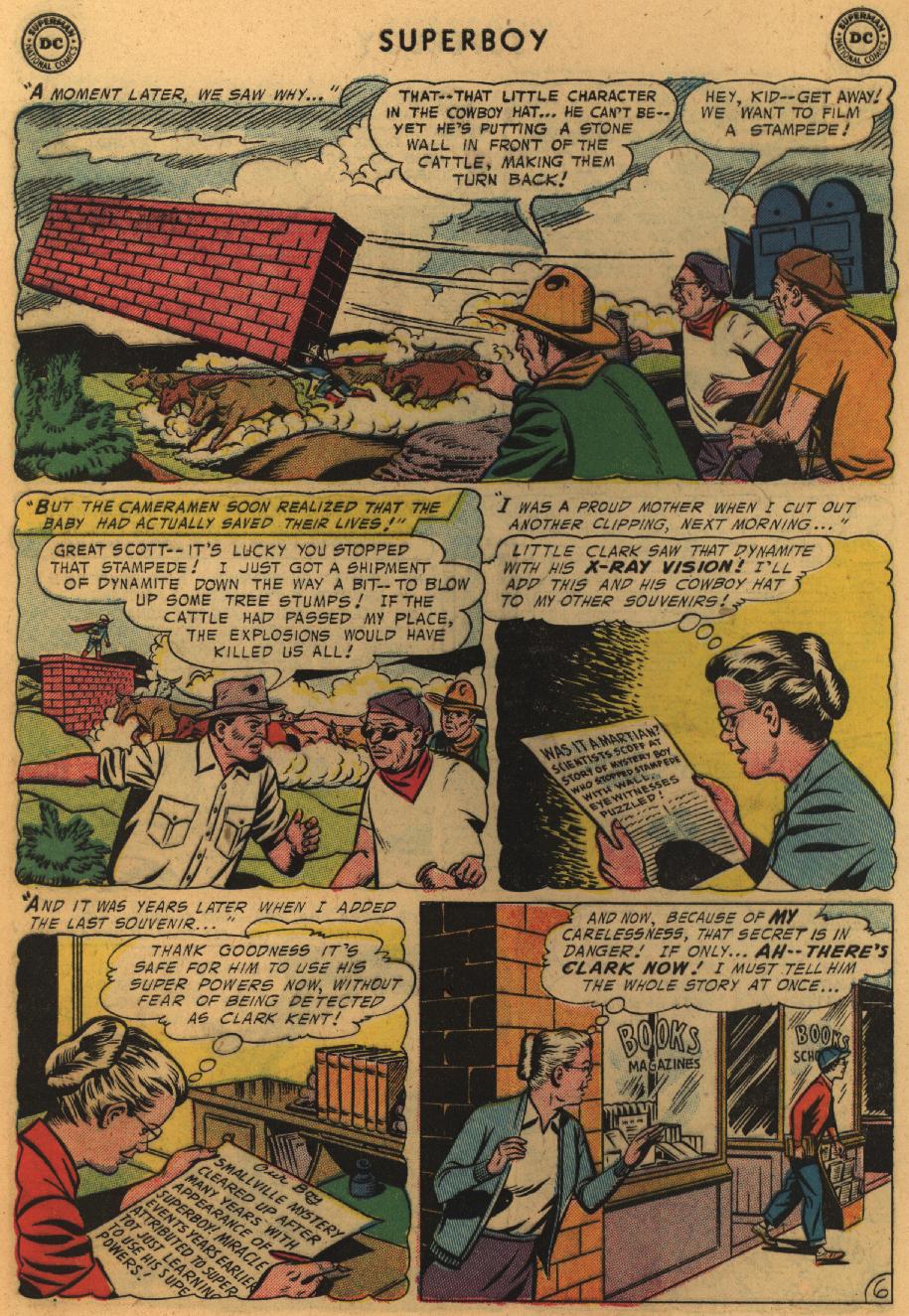 Read online Superboy (1949) comic -  Issue #51 - 7