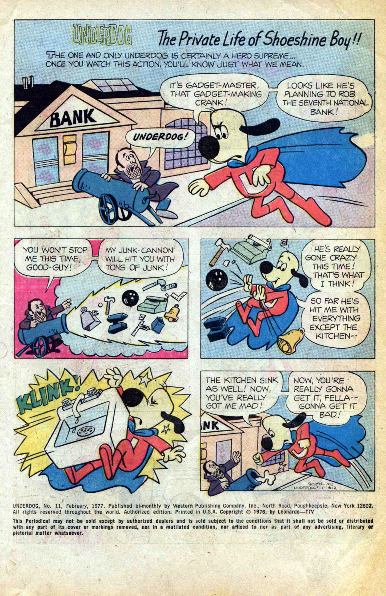 Read online Underdog (1975) comic -  Issue #11 - 3