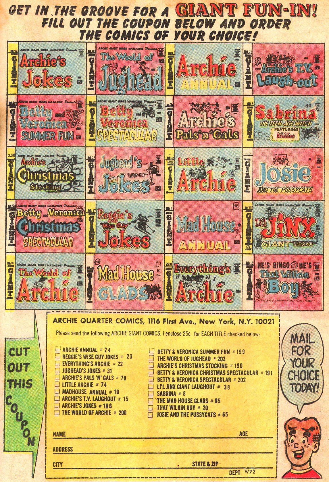 Read online Archie Giant Series Magazine comic -  Issue #201 - 37