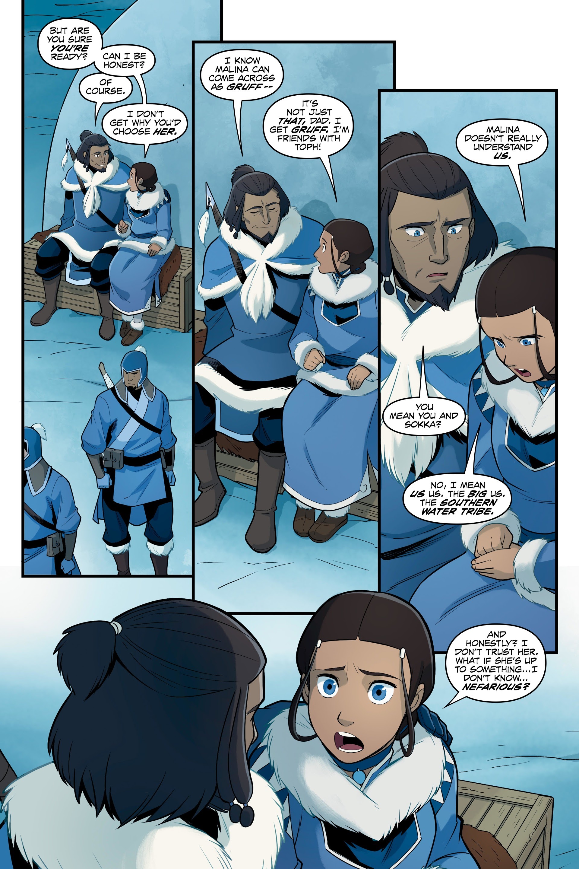 Read online Avatar: The Last Airbender--North and South Omnibus comic -  Issue # TPB (Part 1) - 93