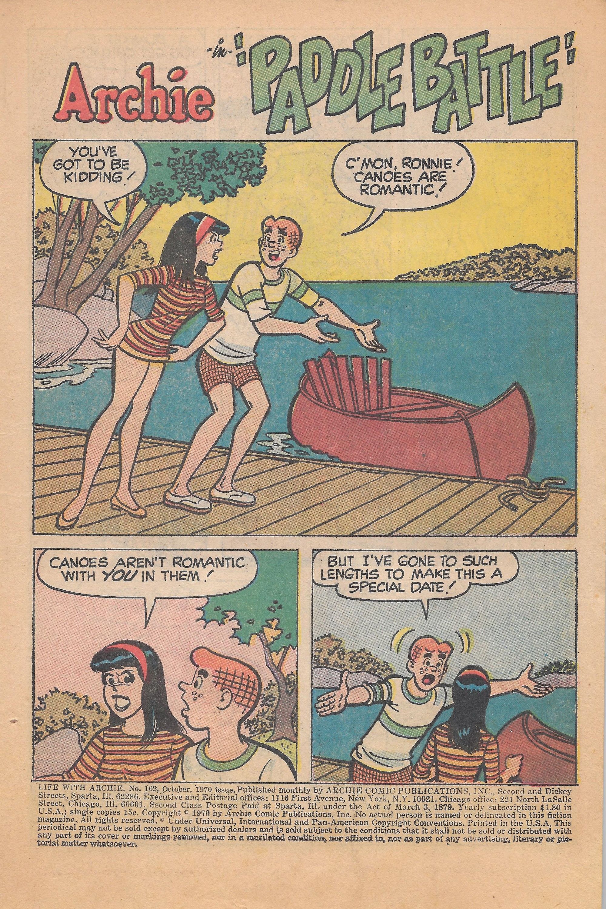 Read online Life With Archie (1958) comic -  Issue #102 - 3